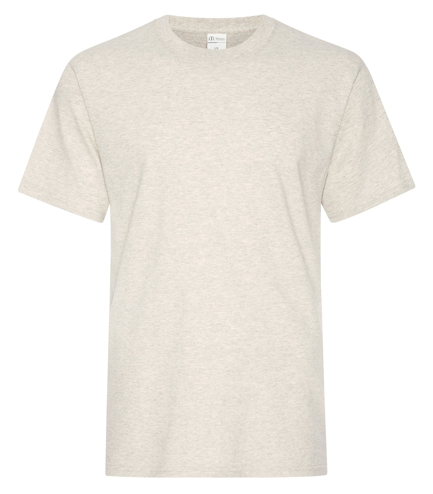 ATC EVERYDAY COTTON TEE (ATC1000) - Oatmeal Heather