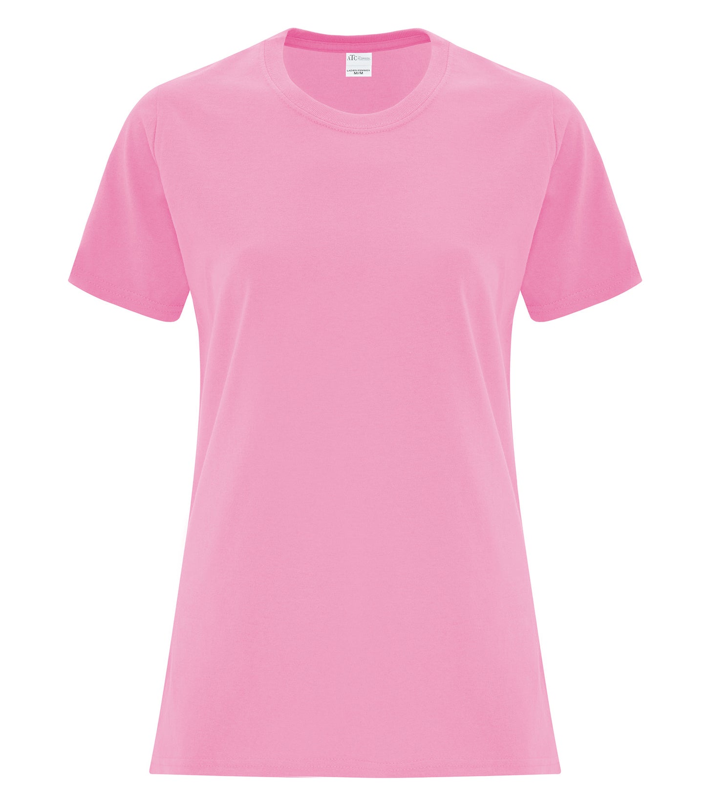 ATC EVERYDAY COTTON LADIES' TEE (ATC1000L) - Candy Pink