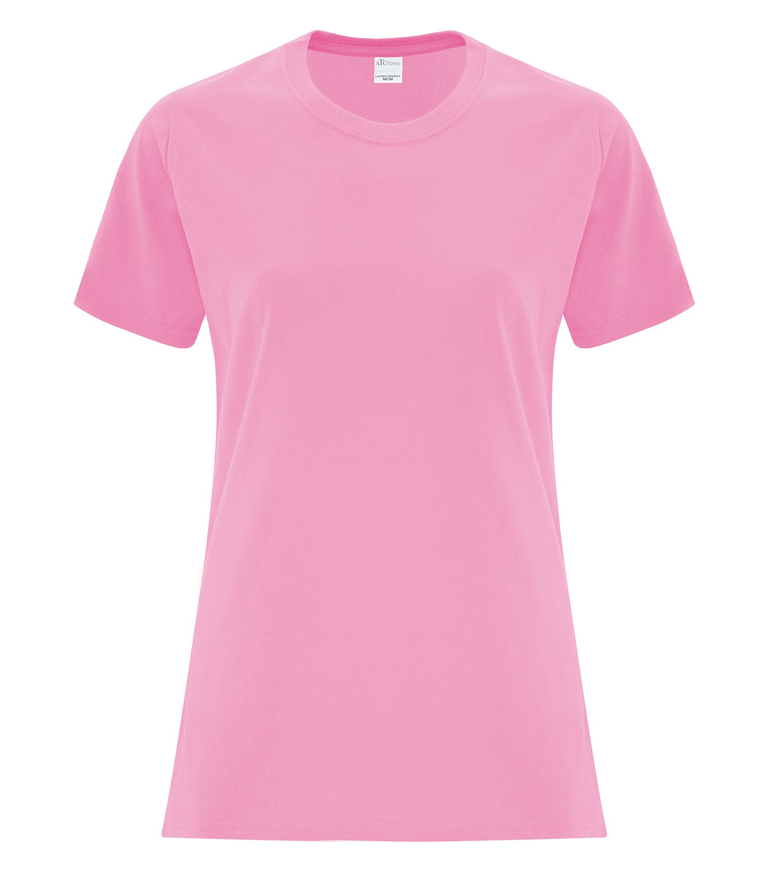 ATC EVERYDAY COTTON LADIES' TEE (ATC1000L) - Candy Pink
