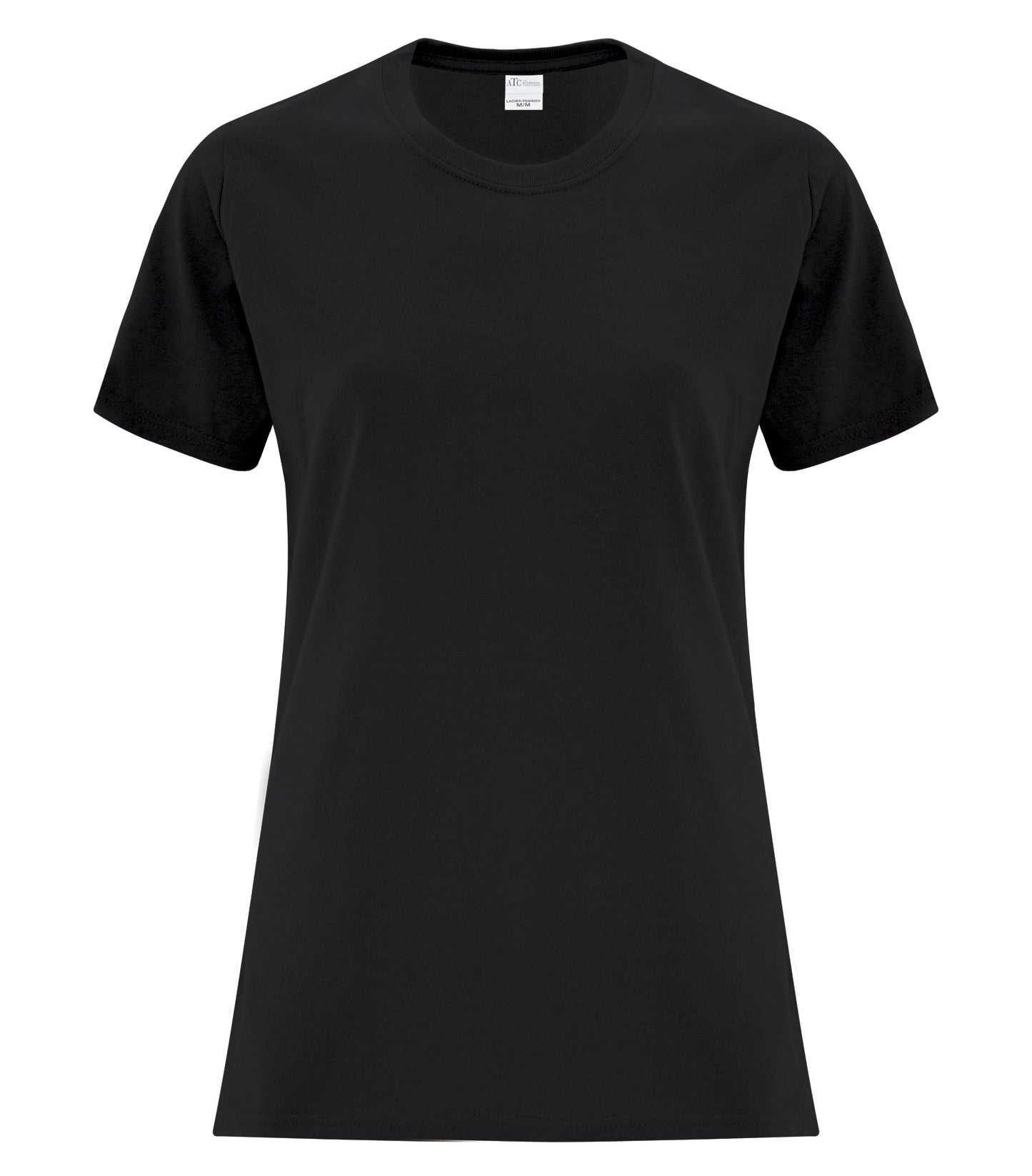 ATC EVERYDAY COTTON LADIES' TEE (ATC1000L) - Black