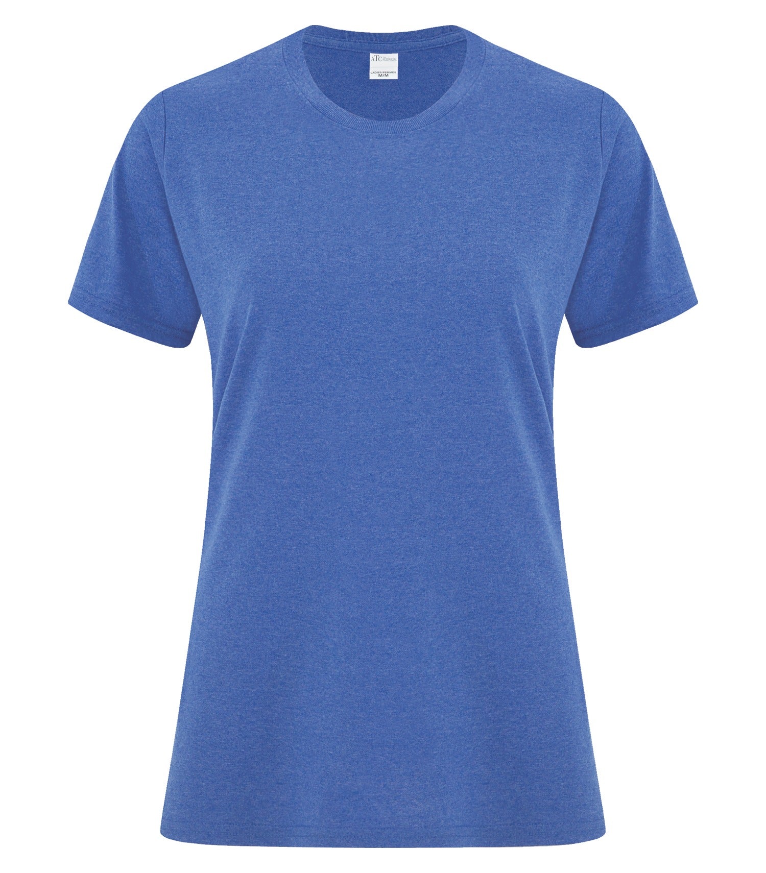 ATC EVERYDAY COTTON LADIES' TEE (ATC1000L) - Heatherroyal
