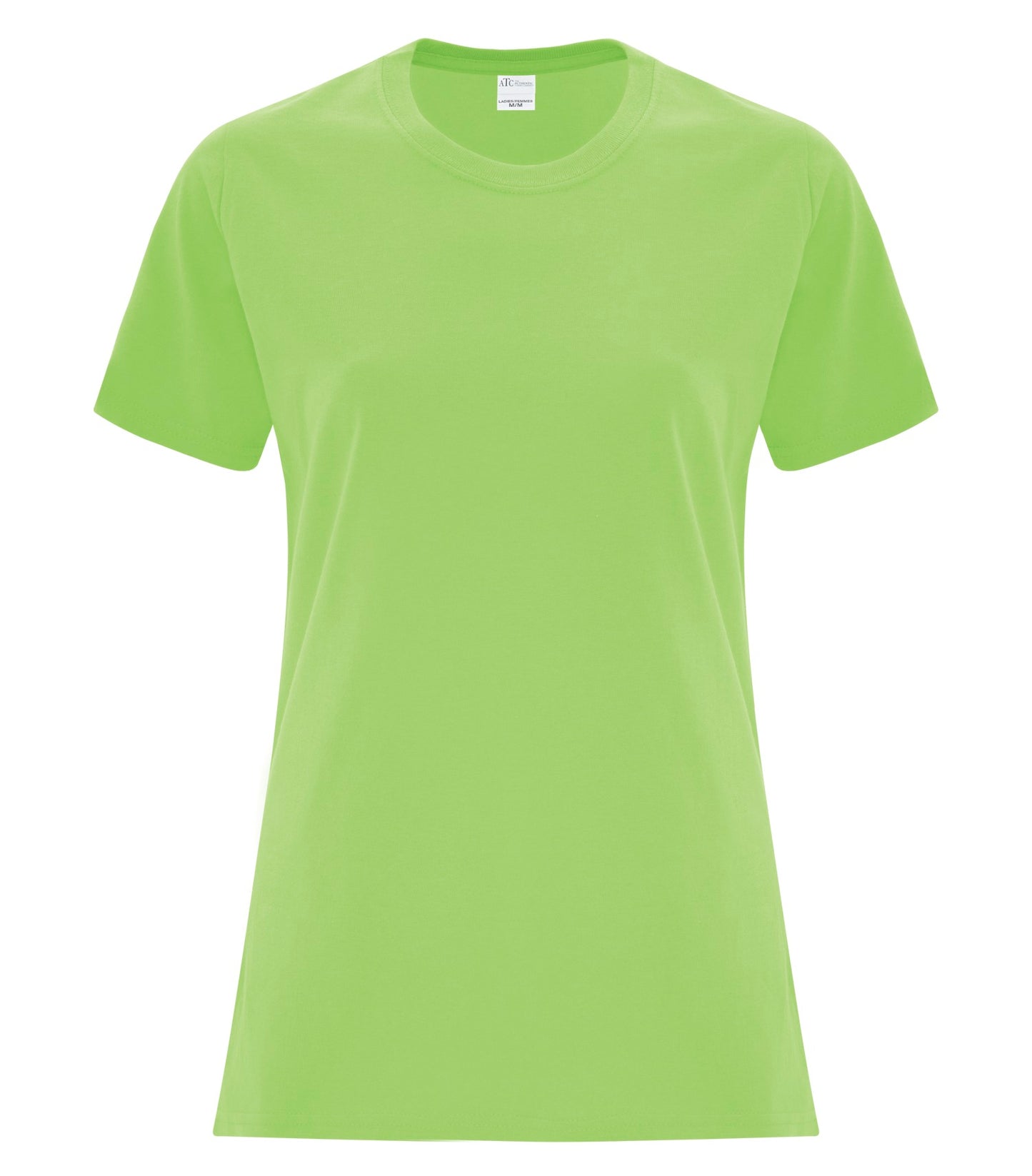 ATC EVERYDAY COTTON LADIES' TEE (ATC1000L) - Lime