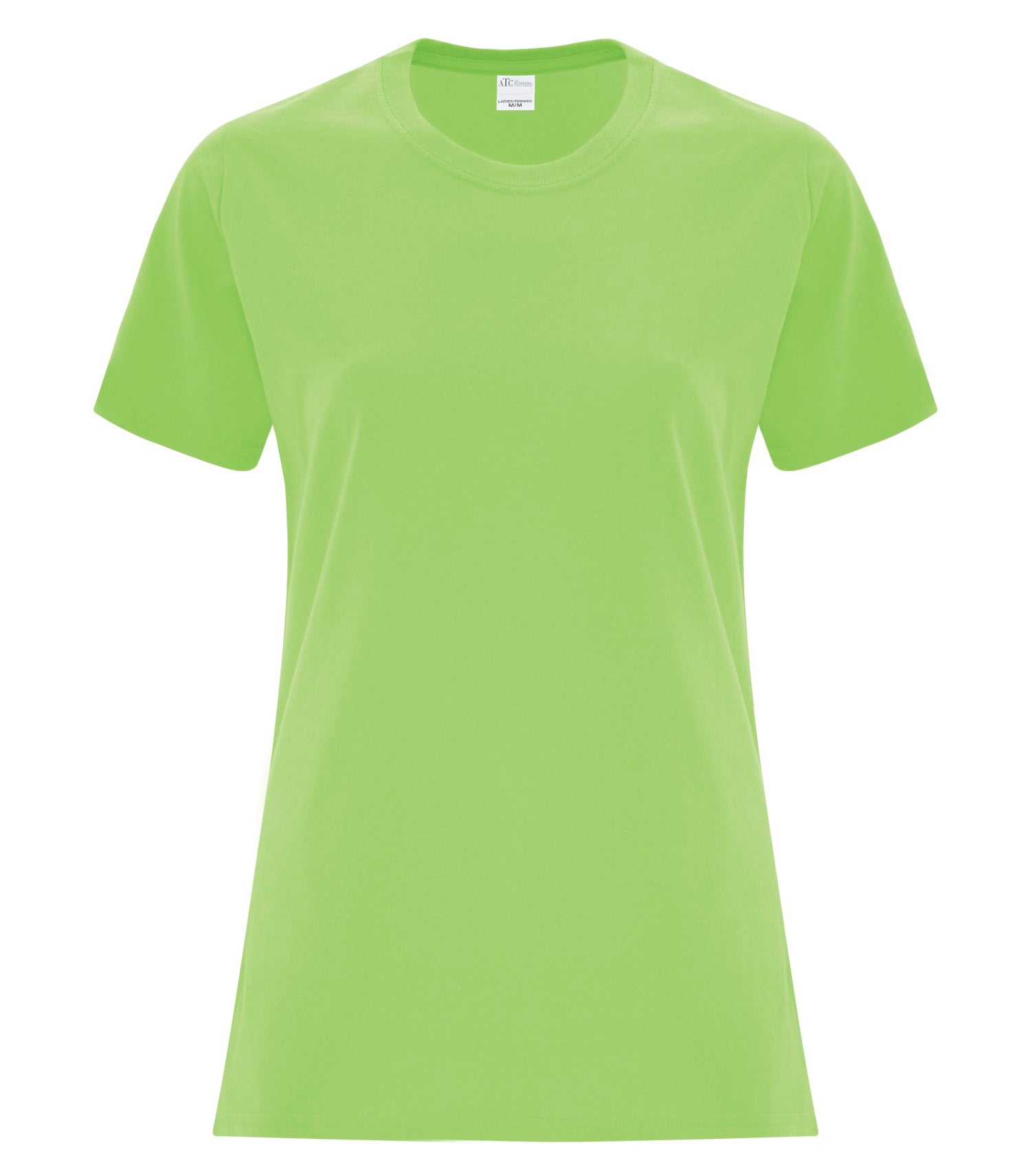 ATC EVERYDAY COTTON LADIES' TEE (ATC1000L) - Lime