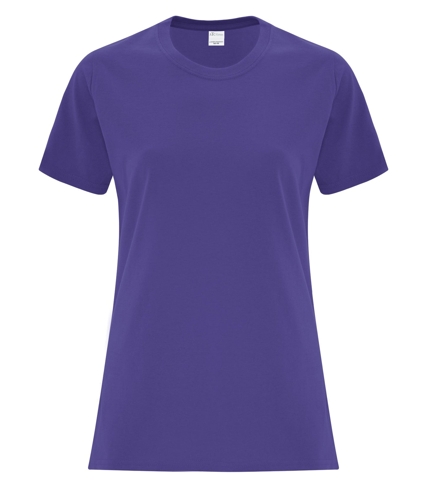 ATC EVERYDAY COTTON LADIES' TEE (ATC1000L) - Purple
