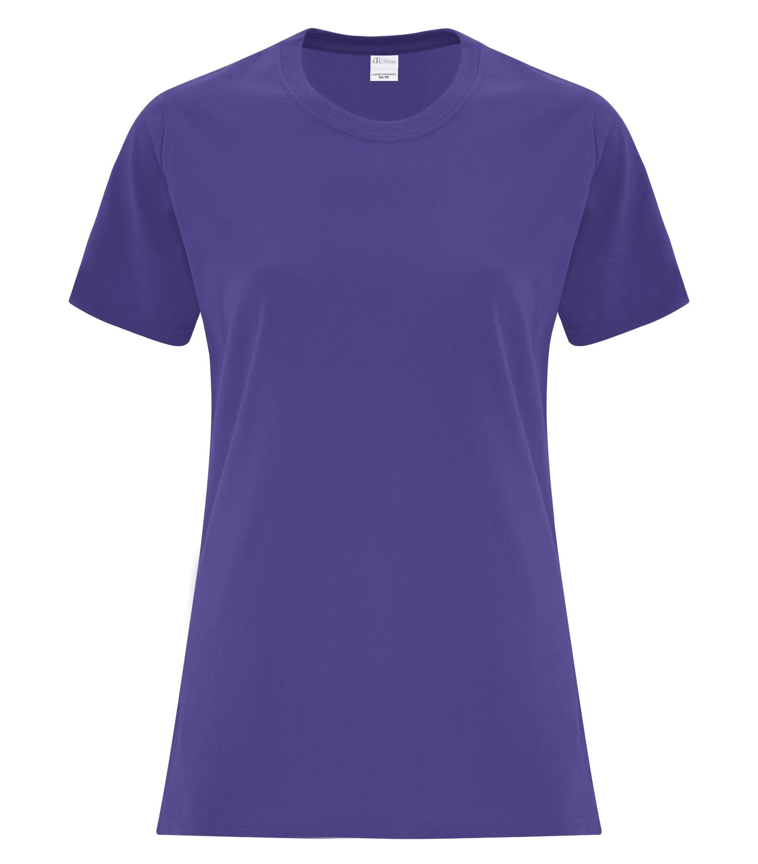 ATC EVERYDAY COTTON LADIES' TEE (ATC1000L) - Purple