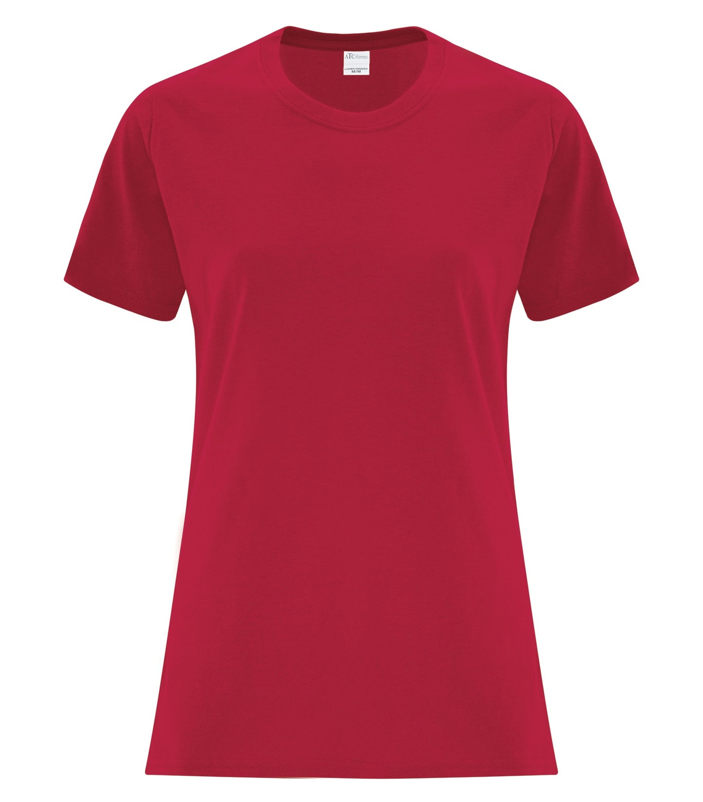 ATC EVERYDAY COTTON LADIES' TEE (ATC1000L) - Red