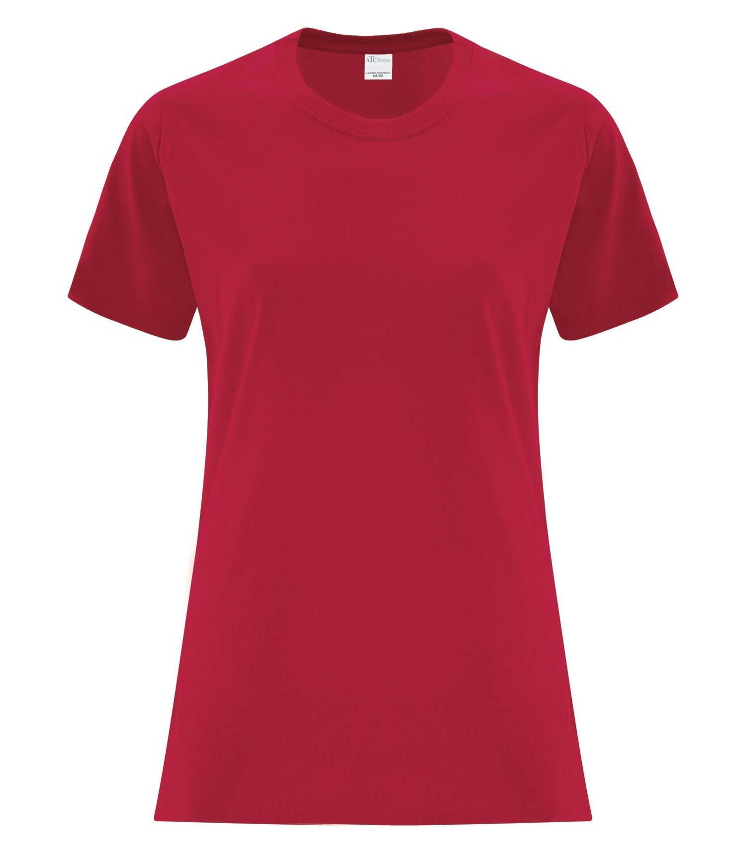 ATC EVERYDAY COTTON LADIES' TEE (ATC1000L) - Red