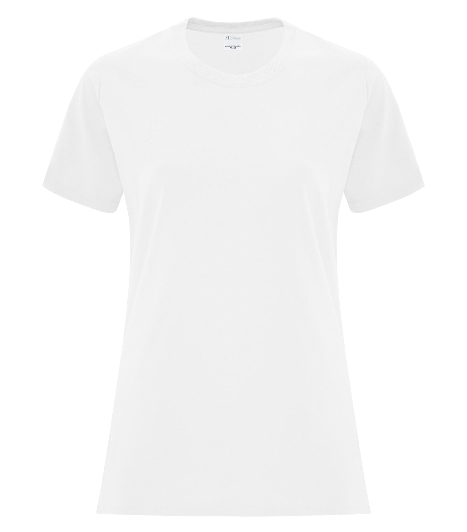 ATC EVERYDAY COTTON LADIES' TEE (ATC1000L) - White