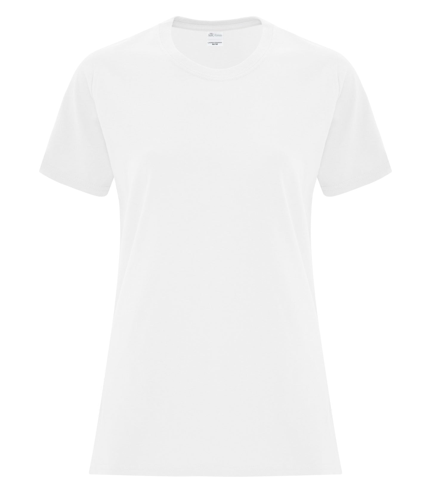 ATC EVERYDAY COTTON LADIES' TEE (ATC1000L) - White