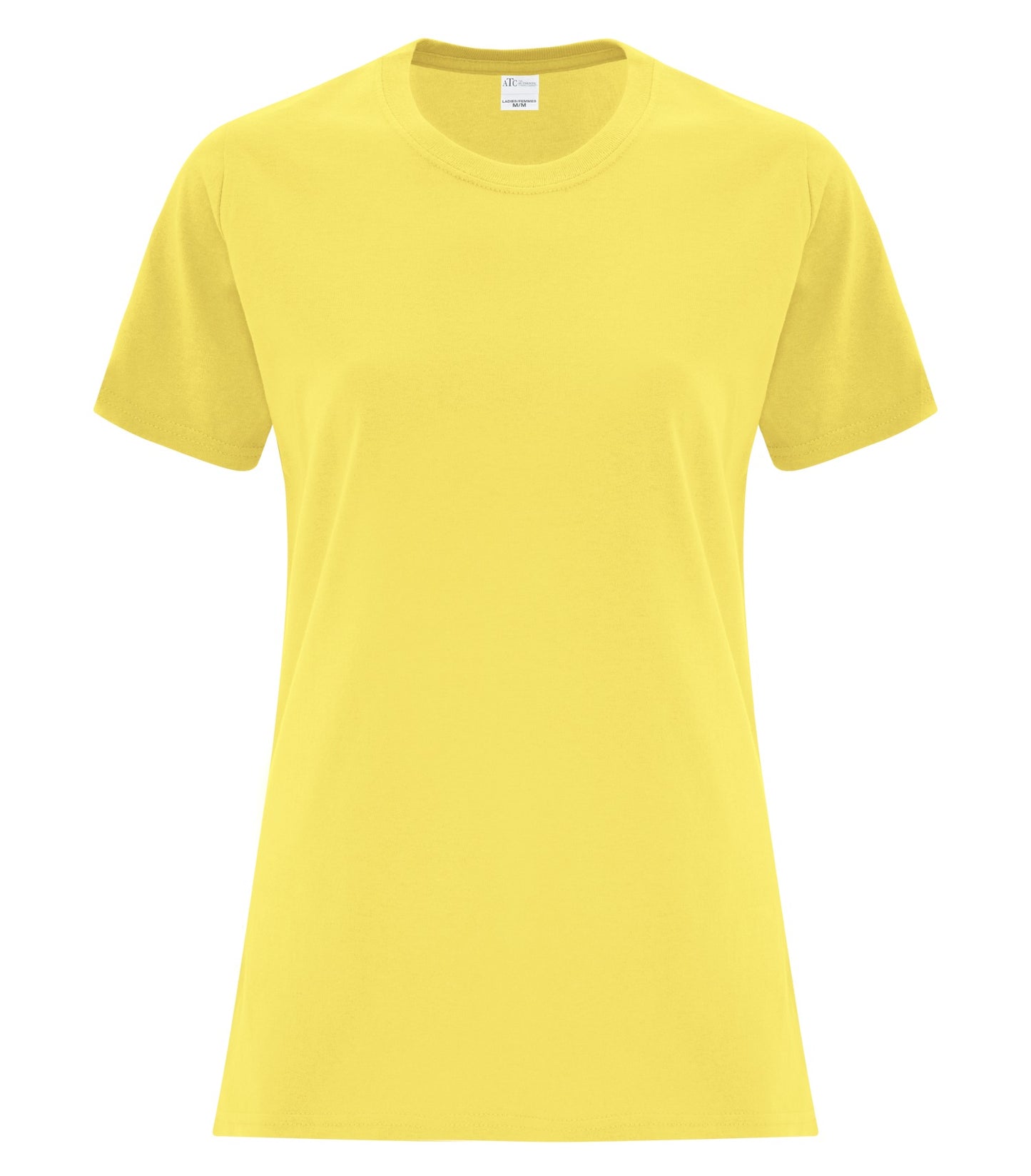 ATC EVERYDAY COTTON LADIES' TEE (ATC1000L) - Yellow