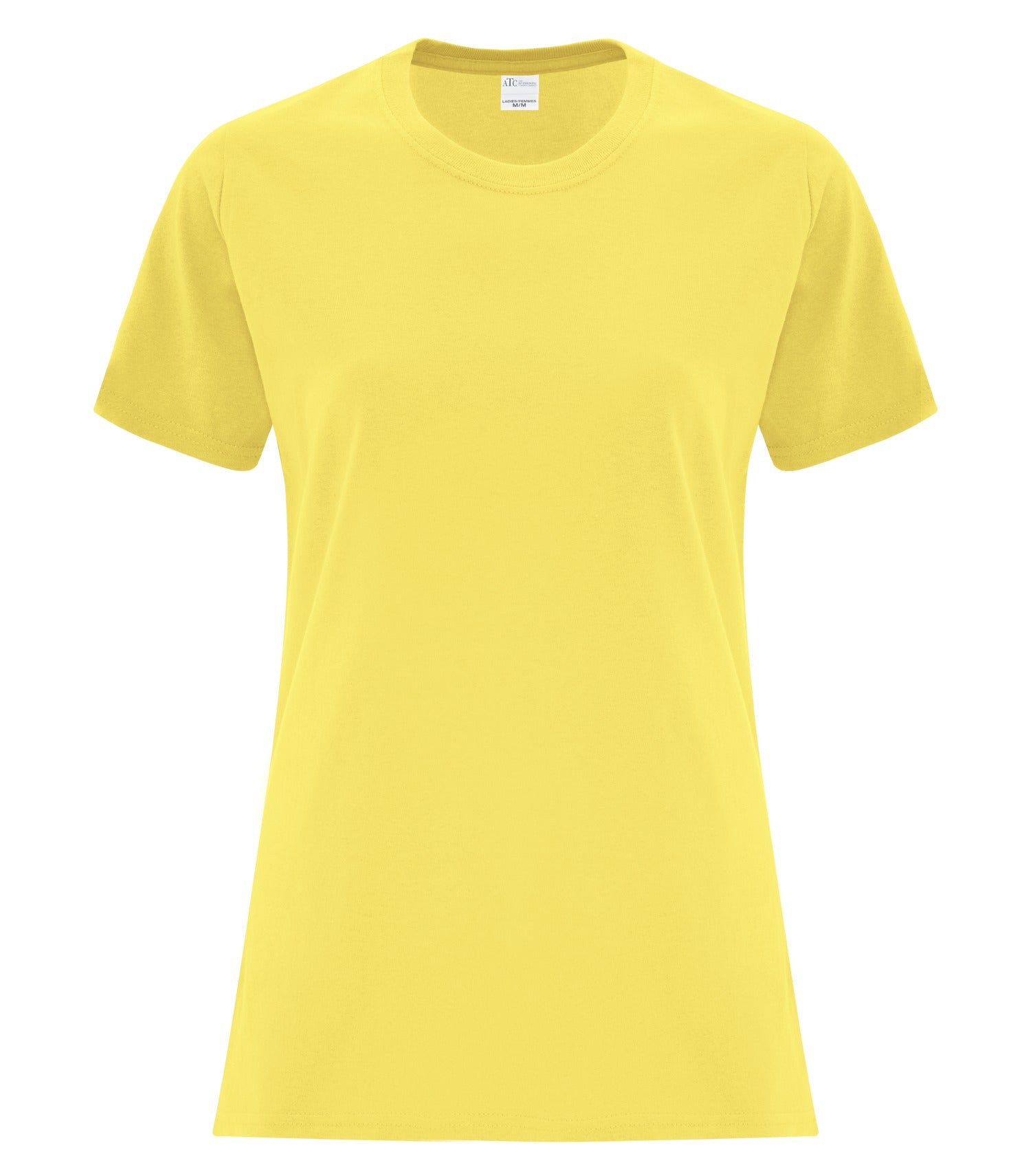 ATC EVERYDAY COTTON LADIES' TEE (ATC1000L) - Yellow