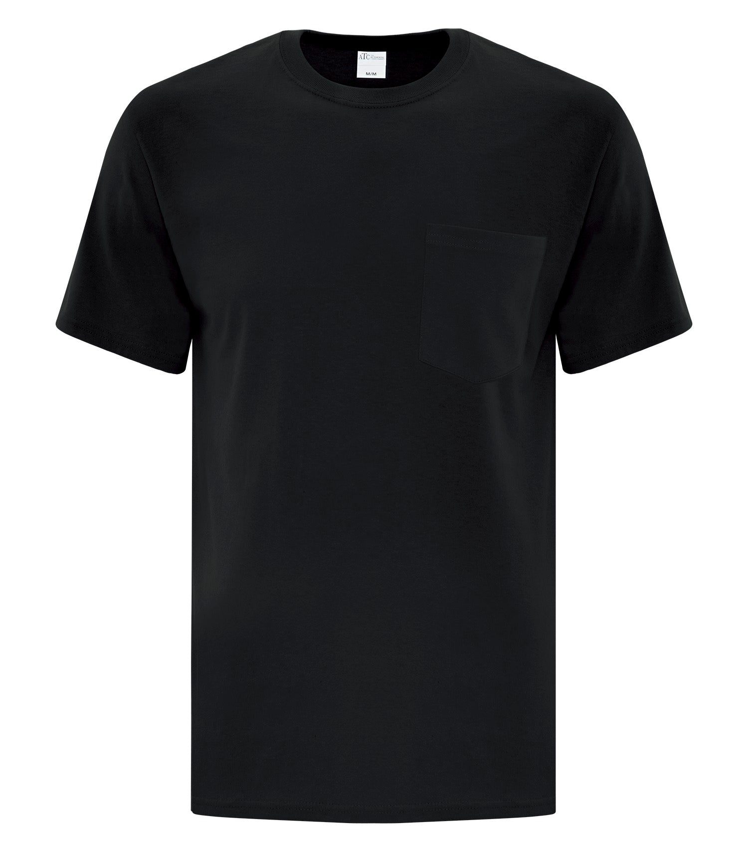 ATC EVERYDAY COTTON POCKET TEE (ATC1000P) - Black
