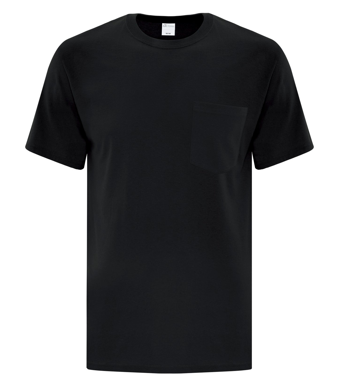 ATC EVERYDAY COTTON POCKET TEE (ATC1000P) - Black