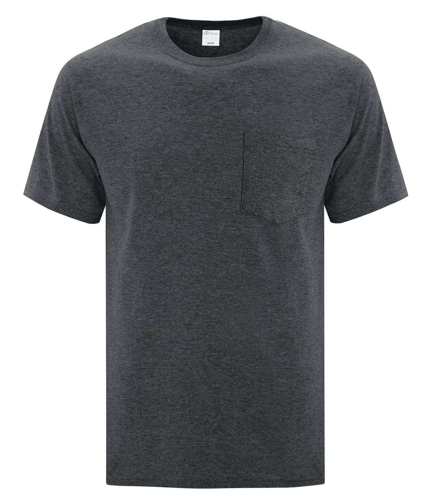 ATC EVERYDAY COTTON POCKET TEE (ATC1000P) - Darkhthrgrey