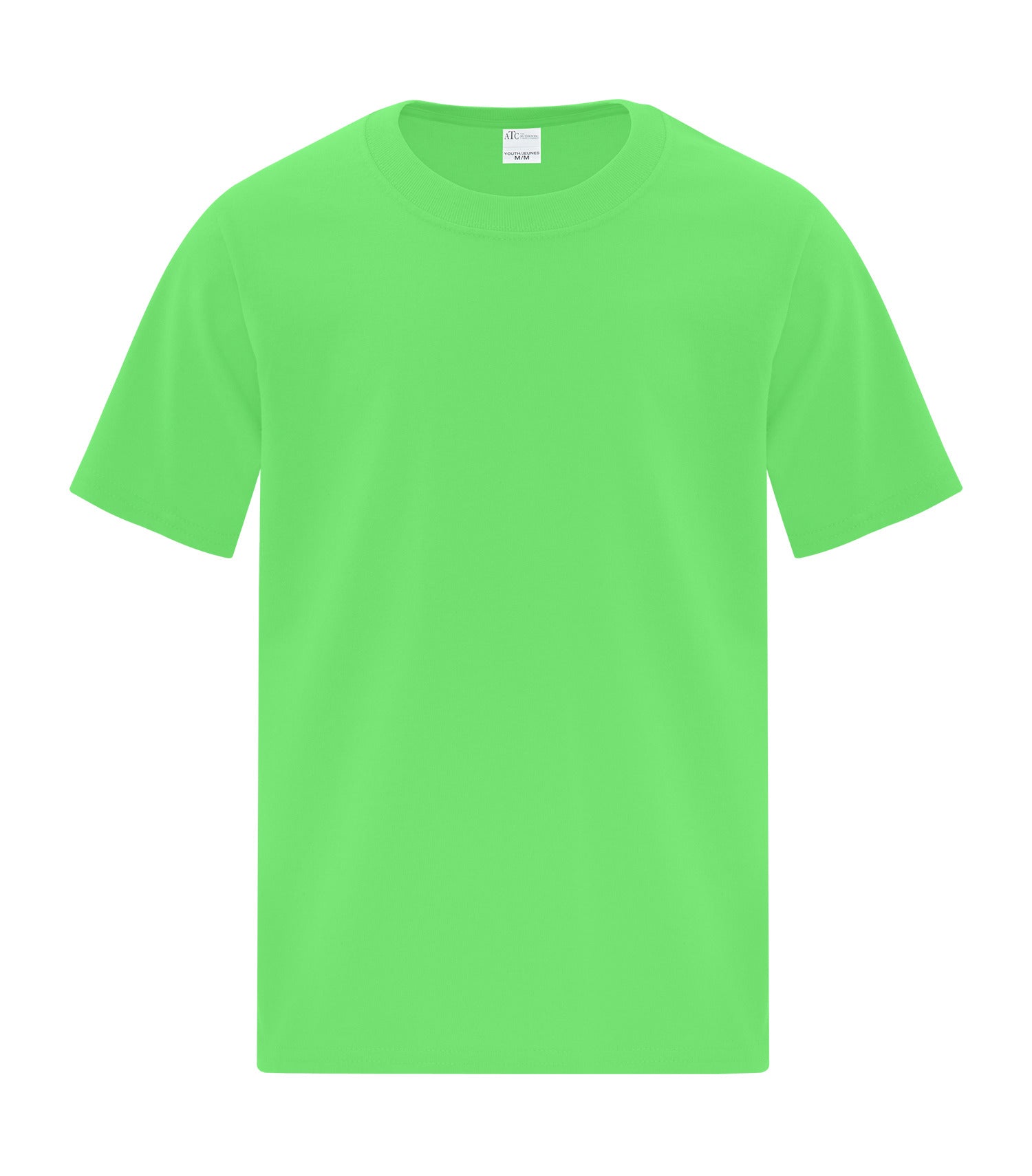 ATC EVERYDAY COTTON YOUTH TEE (ATC1000Y) - Neon Green