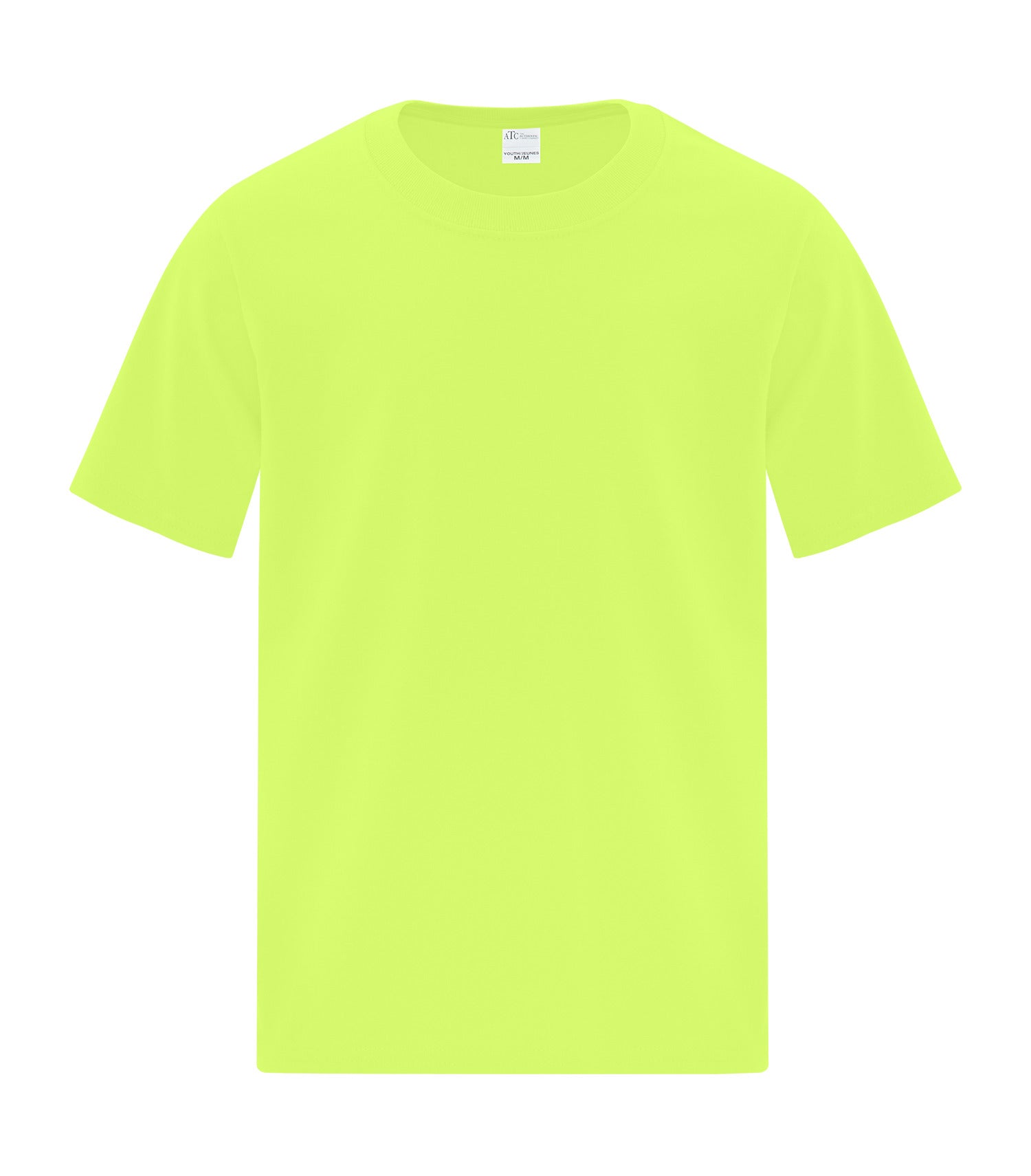 ATC EVERYDAY COTTON YOUTH TEE (ATC1000Y) - Neon Yellow