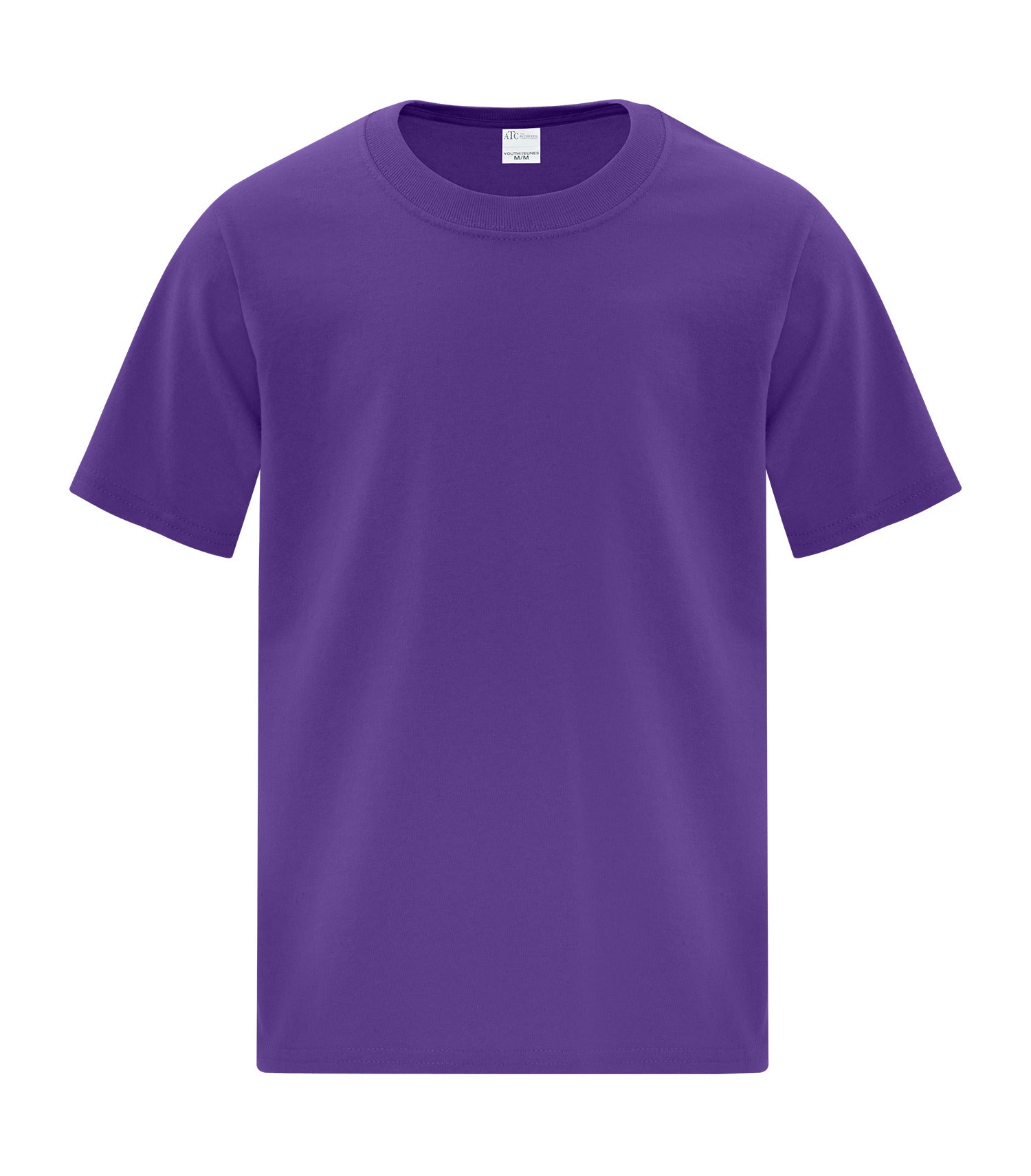 ATC EVERYDAY COTTON YOUTH TEE (ATC1000Y) - Team Purple