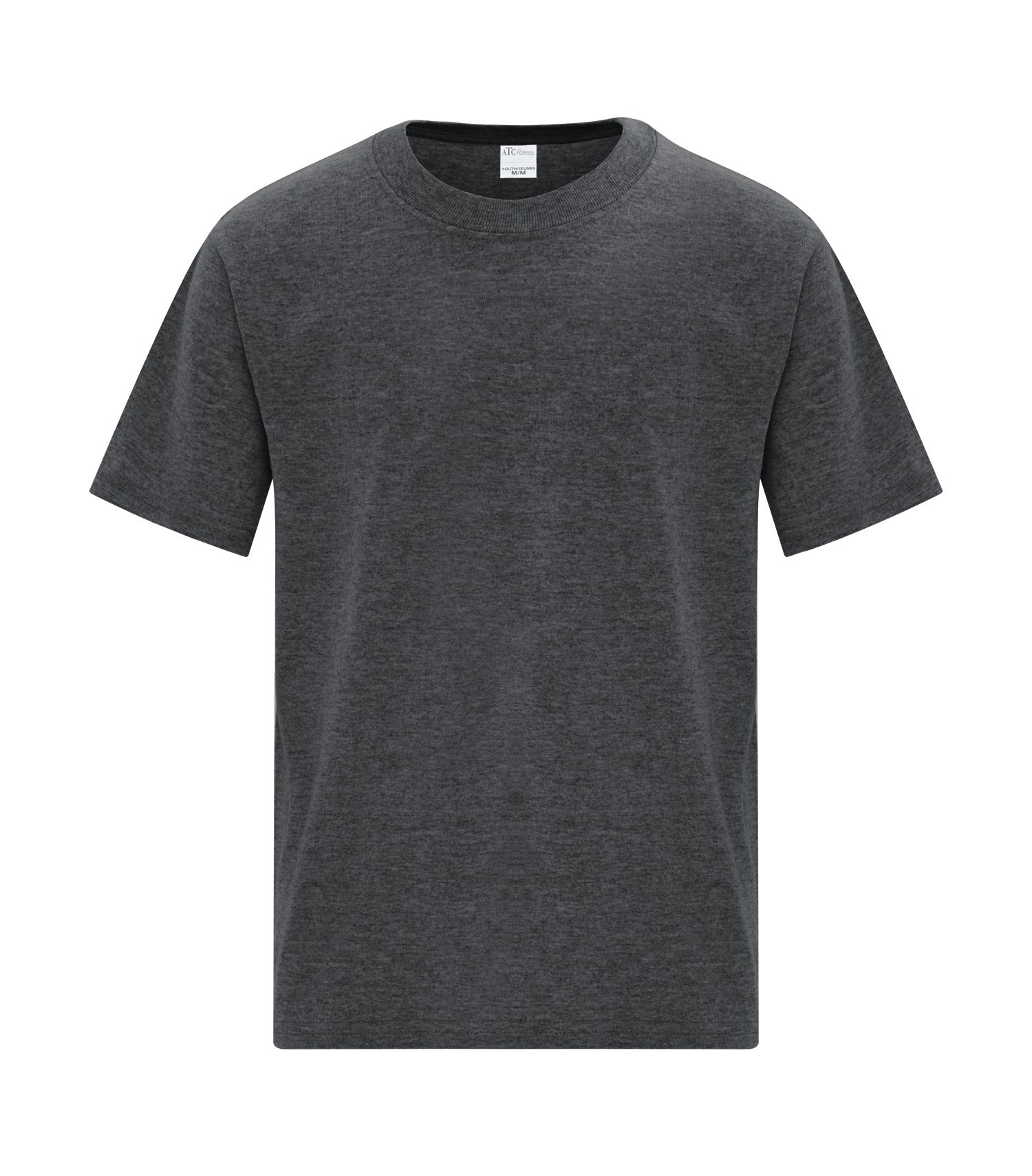 ATC EVERYDAY COTTON YOUTH TEE (ATC1000Y) - Darkheathergrey