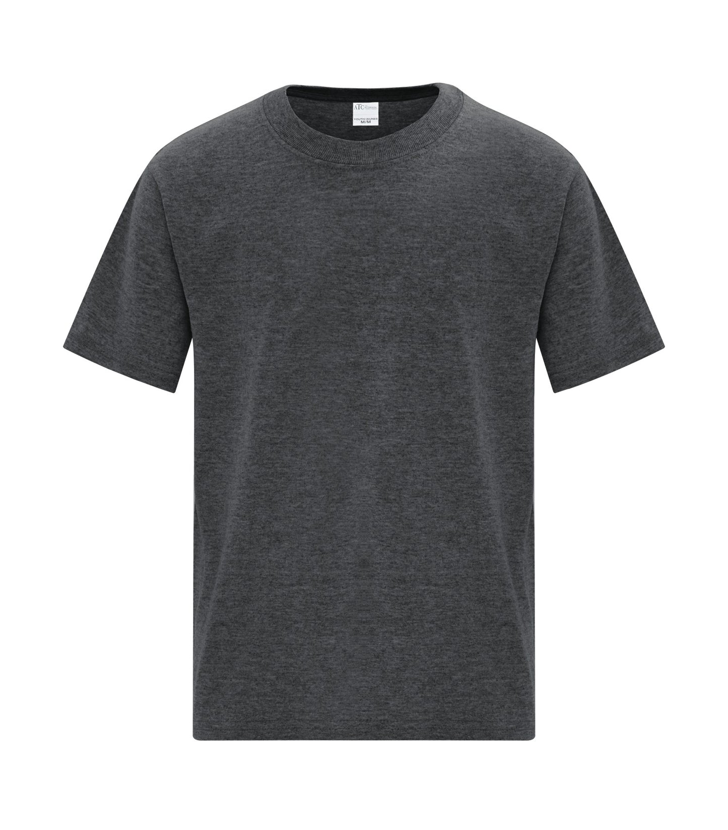 ATC EVERYDAY COTTON YOUTH TEE (ATC1000Y) - Darkheathergrey