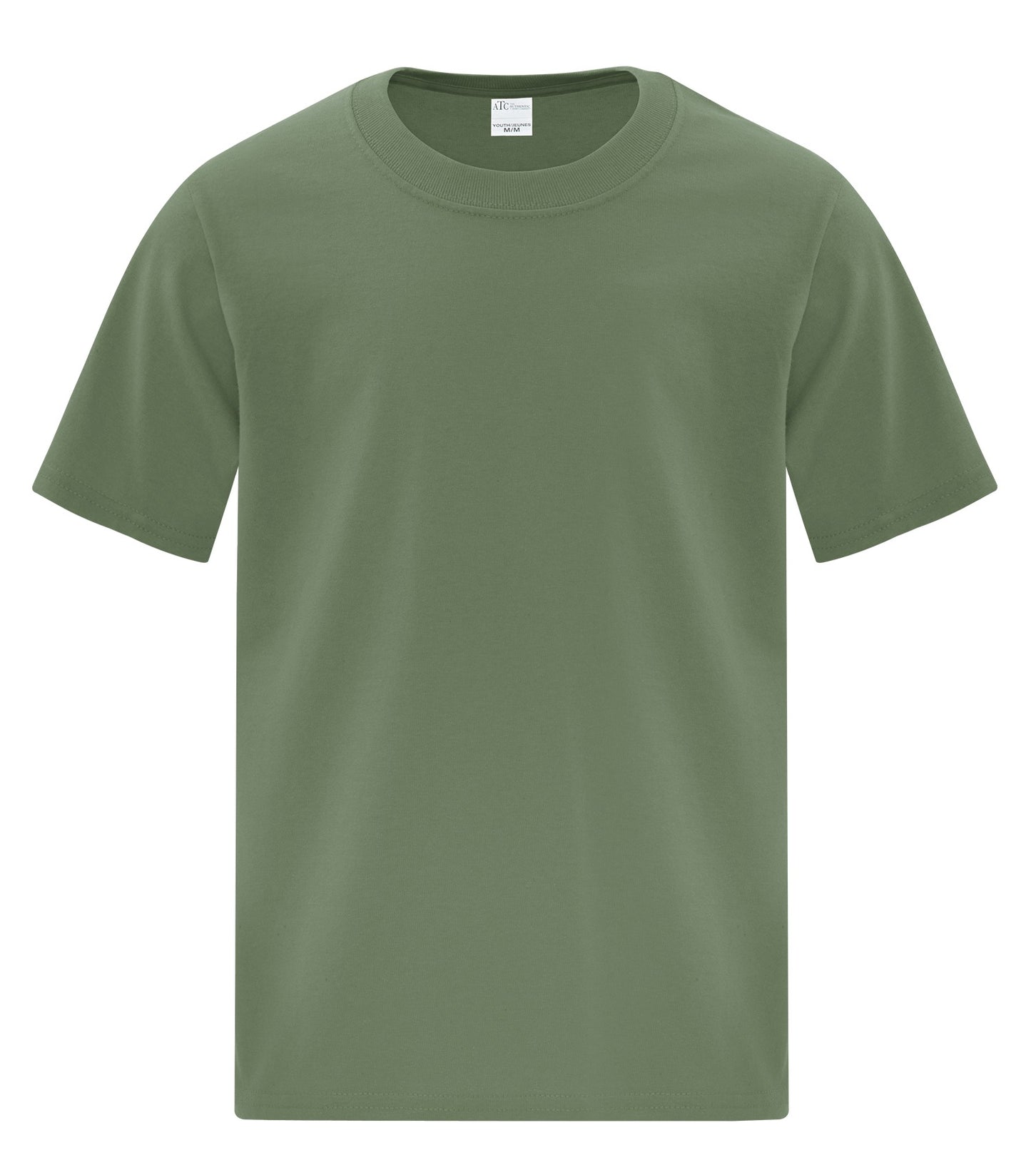 ATC EVERYDAY COTTON YOUTH TEE (ATC1000Y) - Fatiguegreen