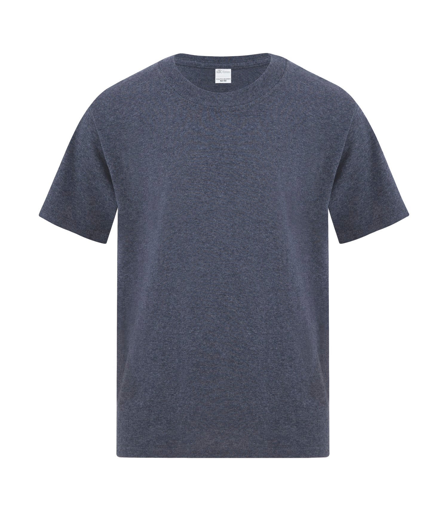 ATC EVERYDAY COTTON YOUTH TEE (ATC1000Y) - Heathernavy
