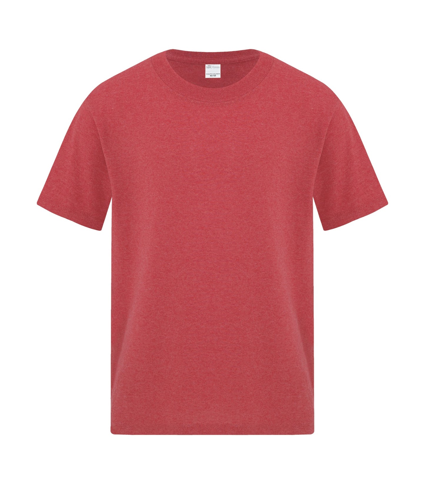 ATC EVERYDAY COTTON YOUTH TEE (ATC1000Y) - Heatherred
