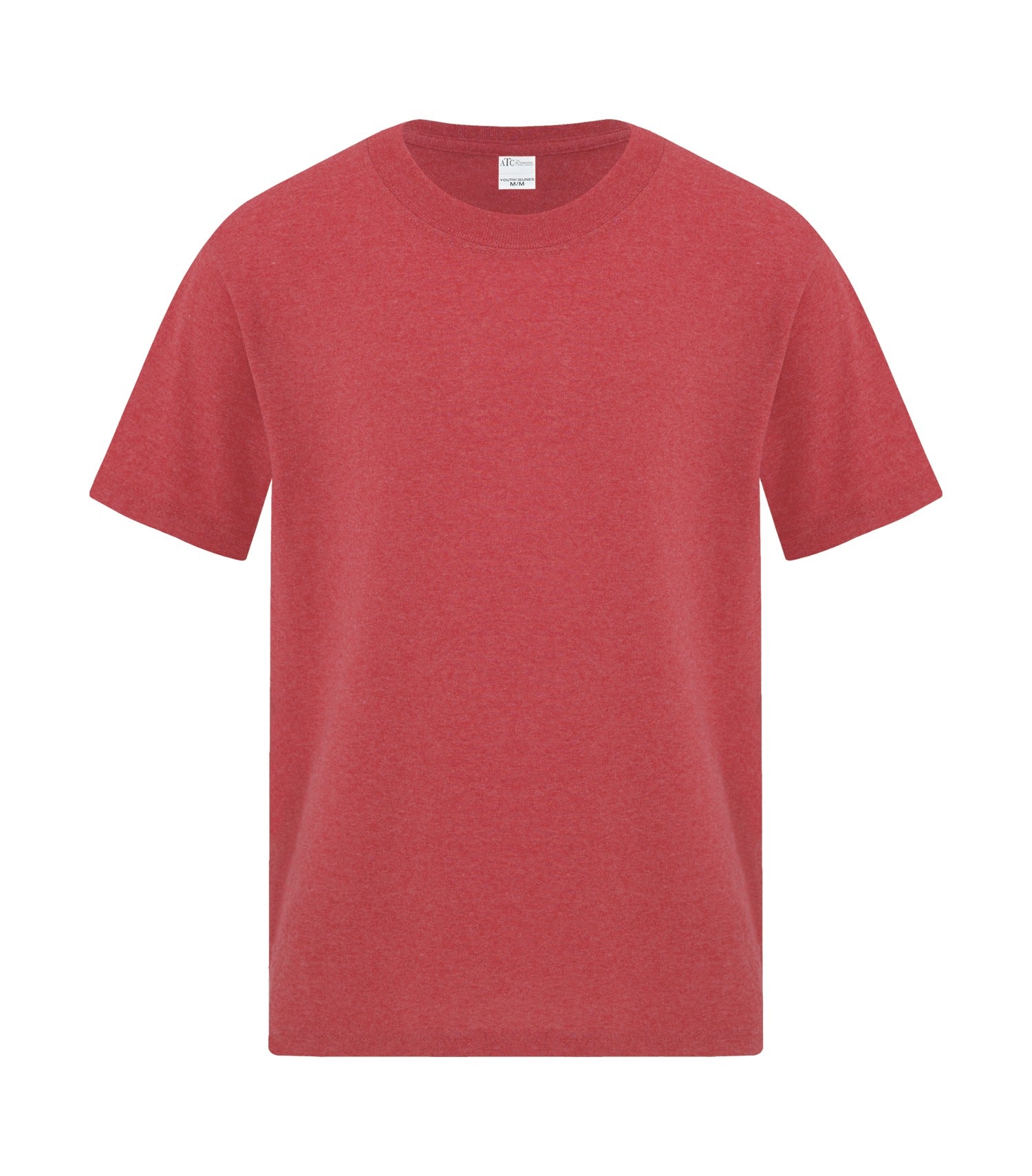 ATC EVERYDAY COTTON YOUTH TEE (ATC1000Y) - Heatherred
