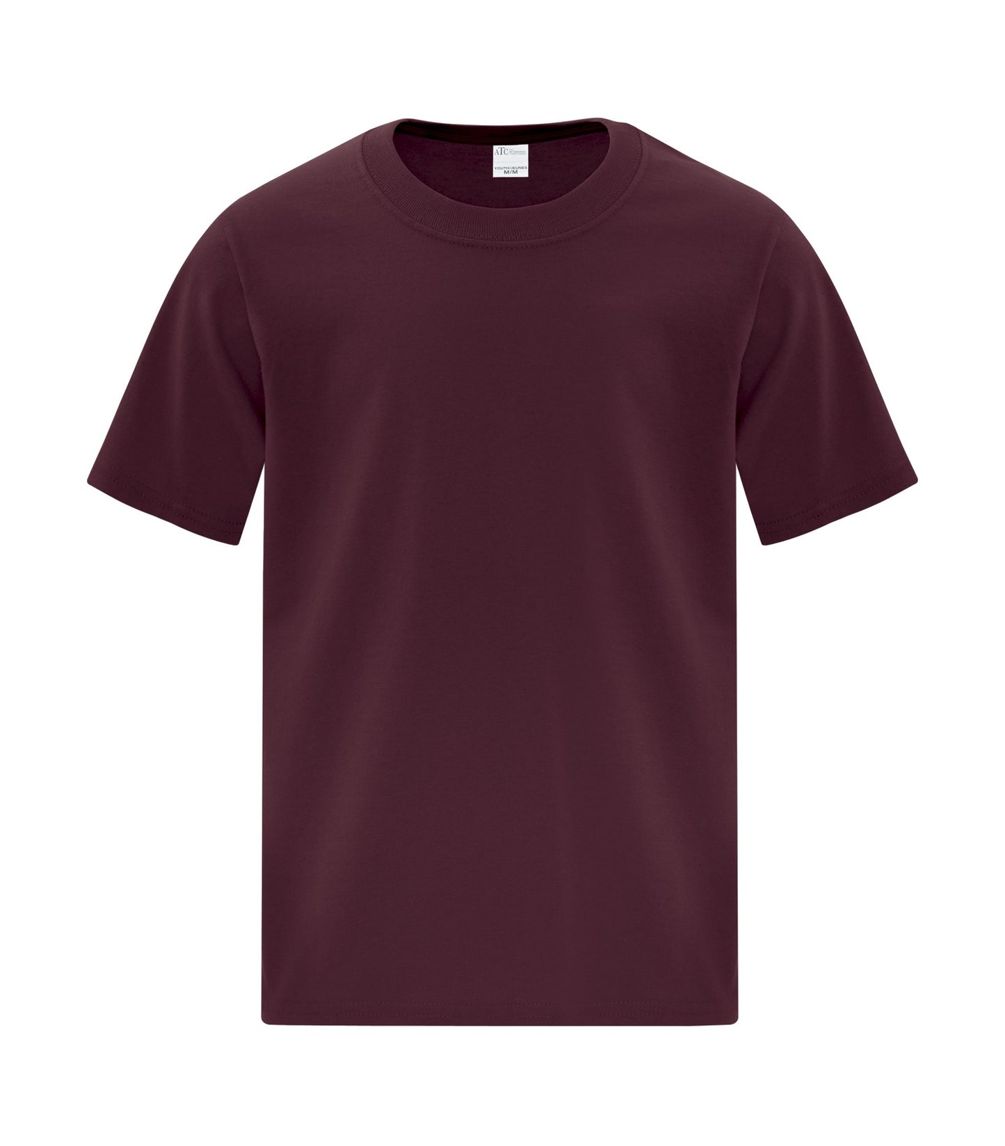 ATC EVERYDAY COTTON YOUTH TEE (ATC1000Y) - Maroon