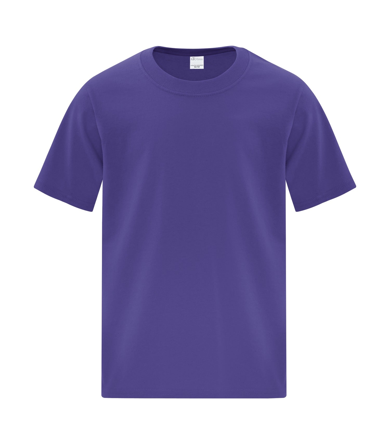 ATC EVERYDAY COTTON YOUTH TEE (ATC1000Y) - Purple