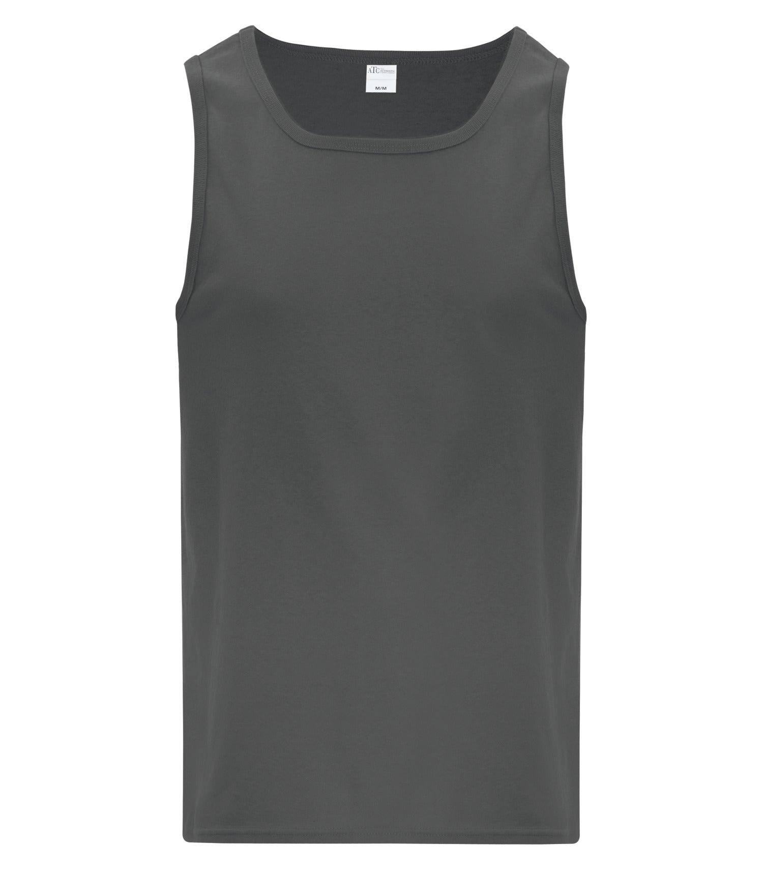 ATC EVERYDAY COTTON TANK TOP (ATC1004) - Charcoal