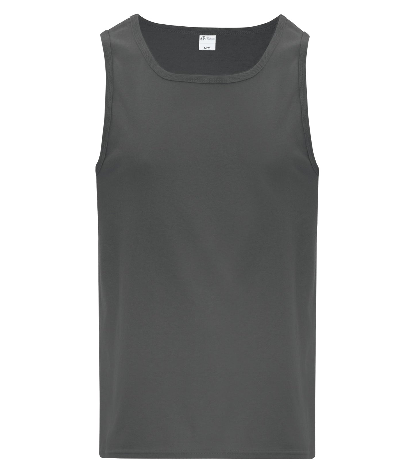 ATC EVERYDAY COTTON TANK TOP (ATC1004) - Charcoal