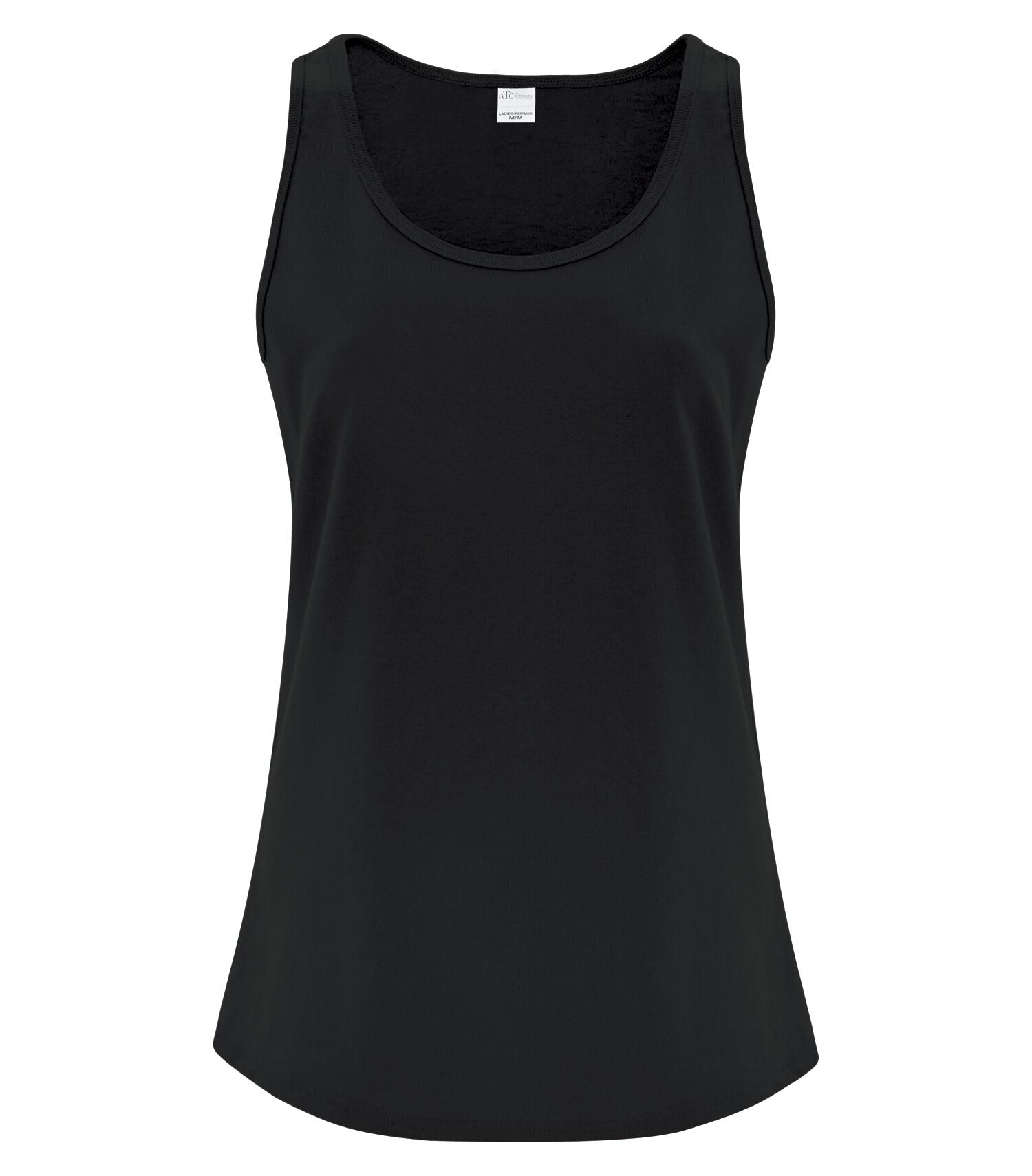ATC EVERYDAY COTTON LADIES' TANK TOP (ATC1004L) - Black