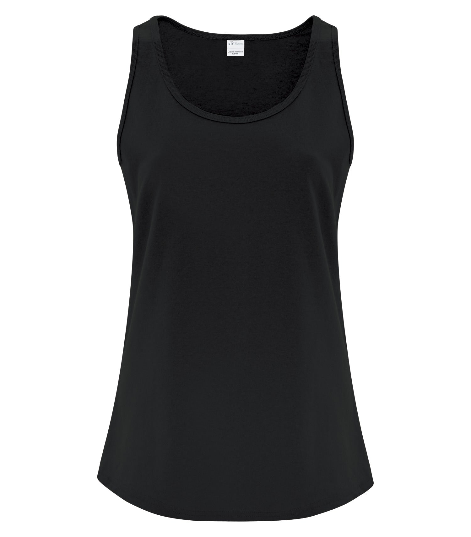 ATC EVERYDAY COTTON LADIES' TANK TOP (ATC1004L) - Black