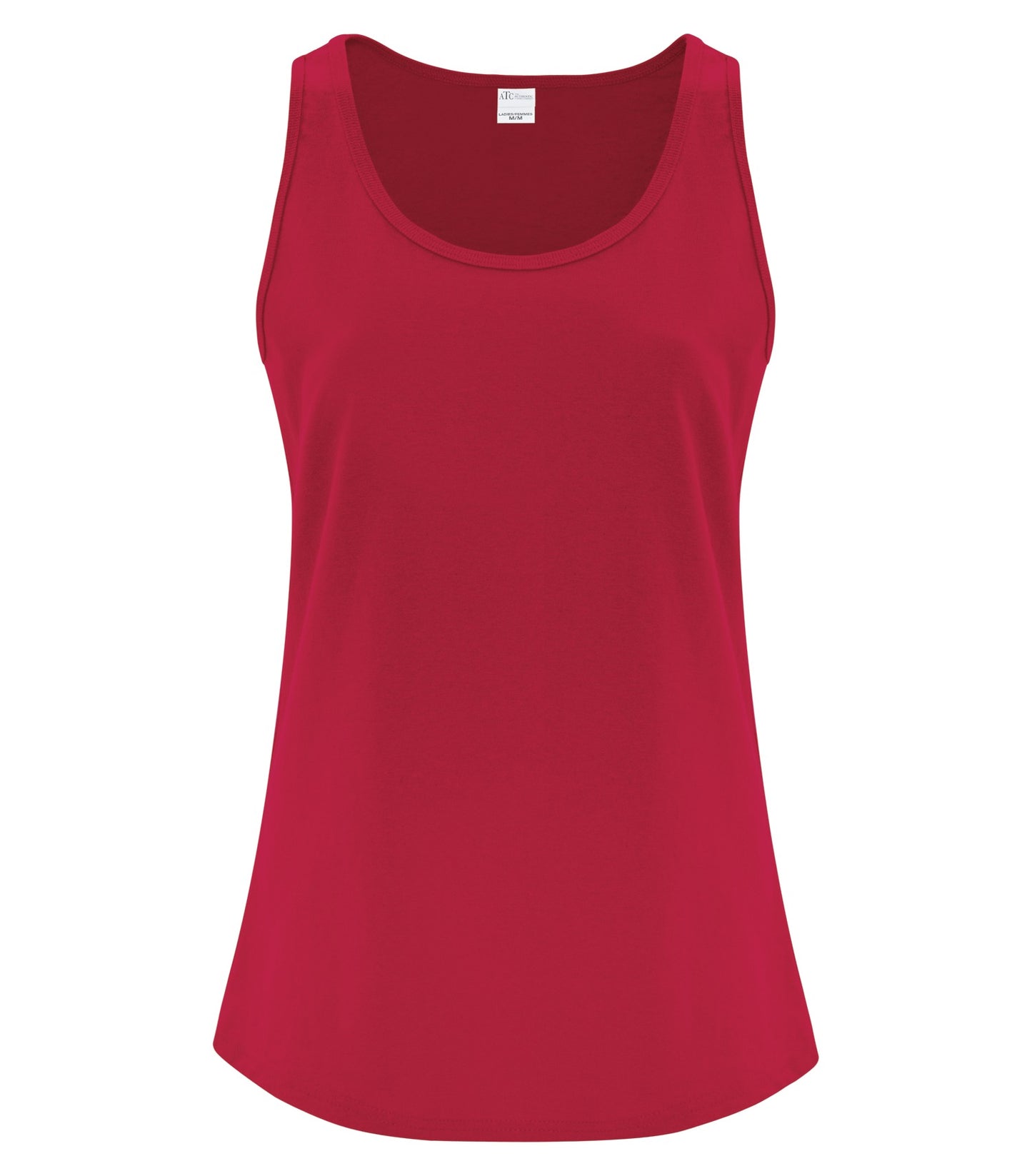 ATC EVERYDAY COTTON LADIES' TANK TOP (ATC1004L) - Red