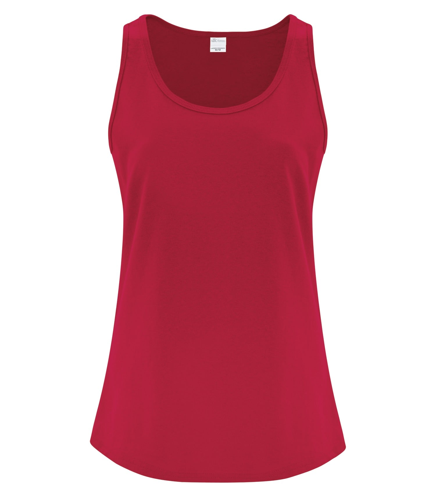 ATC EVERYDAY COTTON LADIES' TANK TOP (ATC1004L) - Red