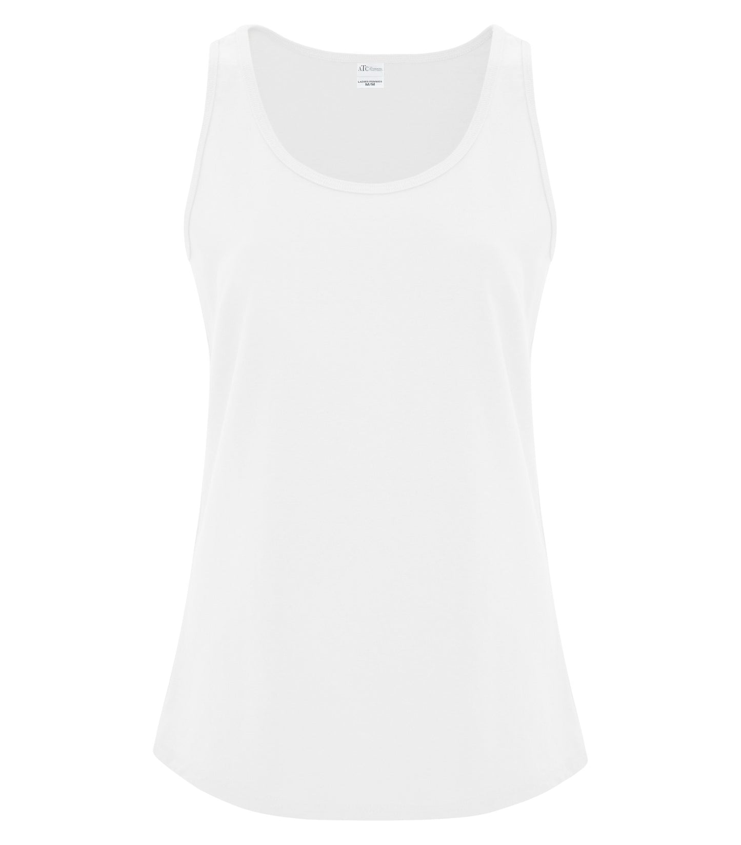 ATC EVERYDAY COTTON LADIES' TANK TOP (ATC1004L) - White