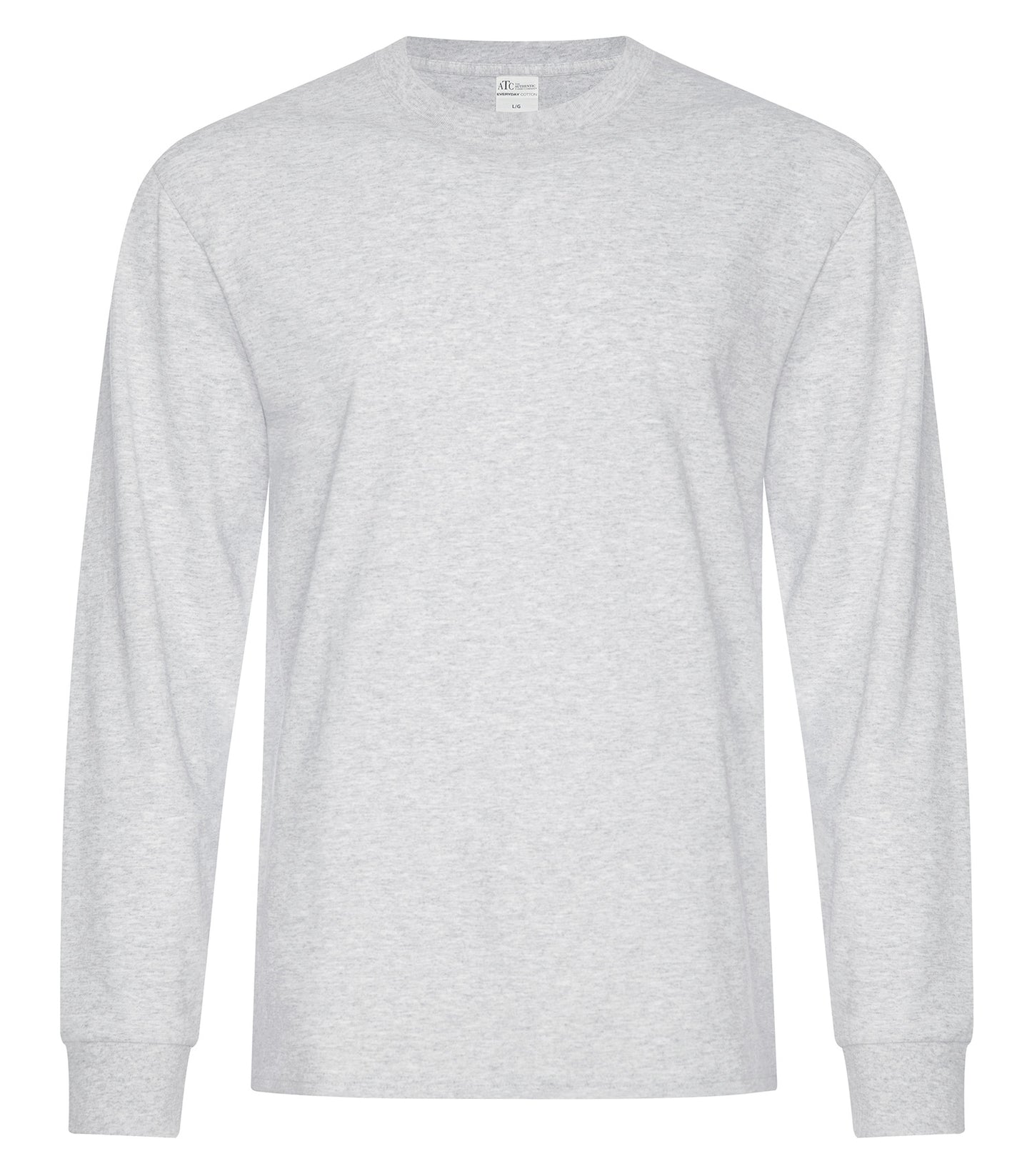 ATC EVERYDAY COTTON LONG SLEEVE TEE (ATC1015) - Ash Grey