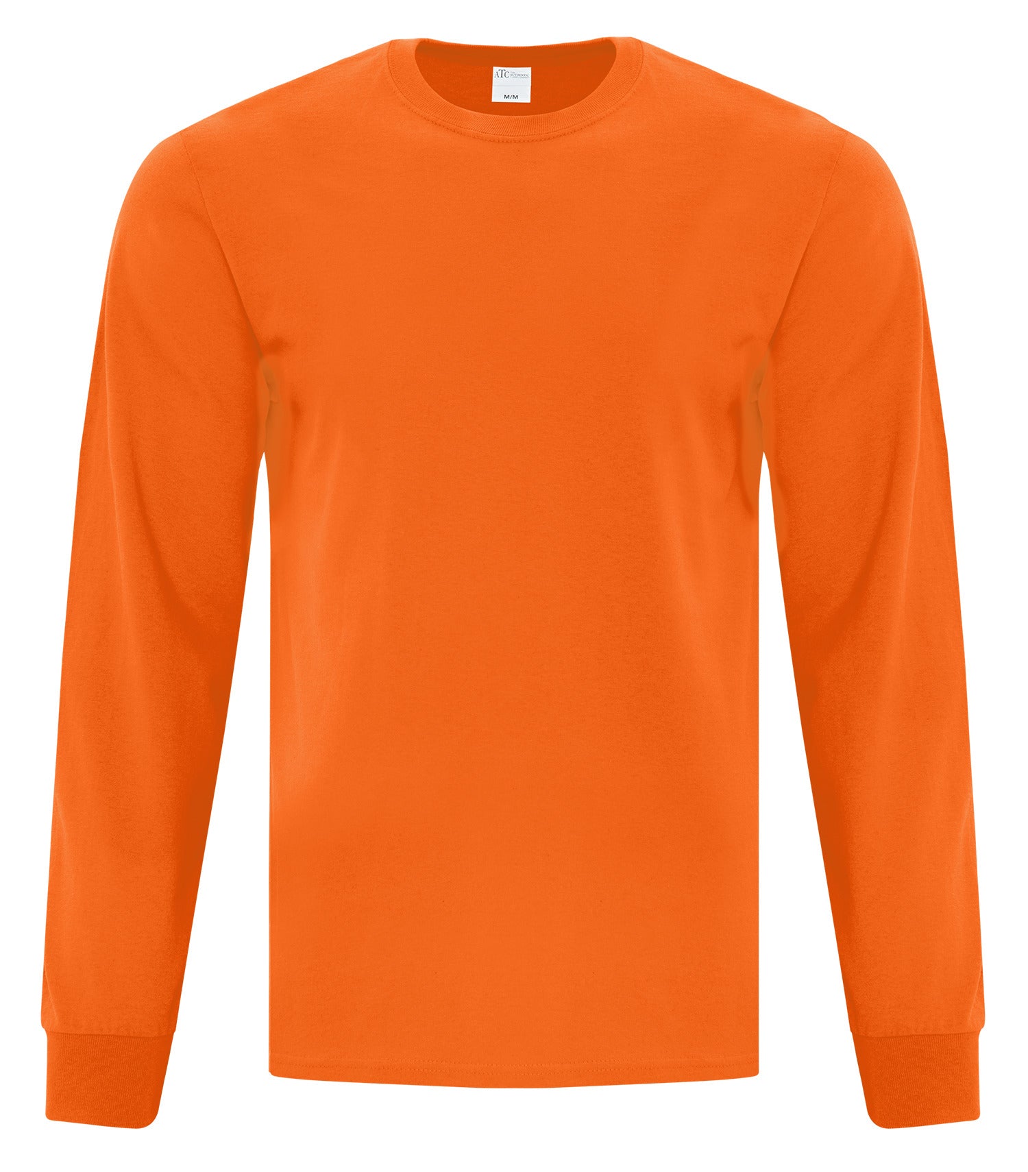 ATC EVERYDAY COTTON LONG SLEEVE TEE (ATC1015) - Safety Orange