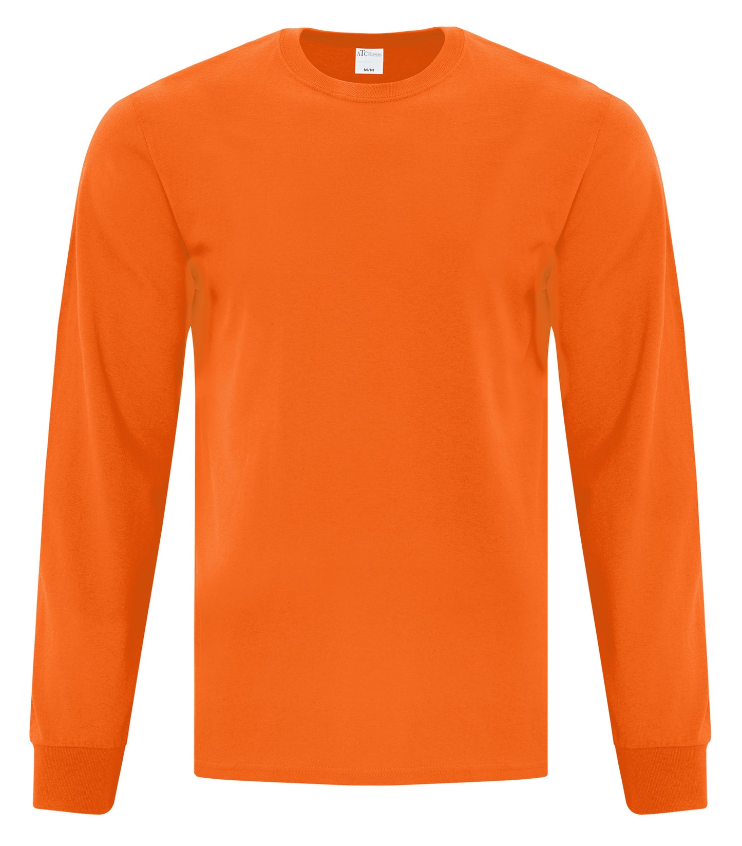 ATC EVERYDAY COTTON LONG SLEEVE TEE (ATC1015) - Safety Orange