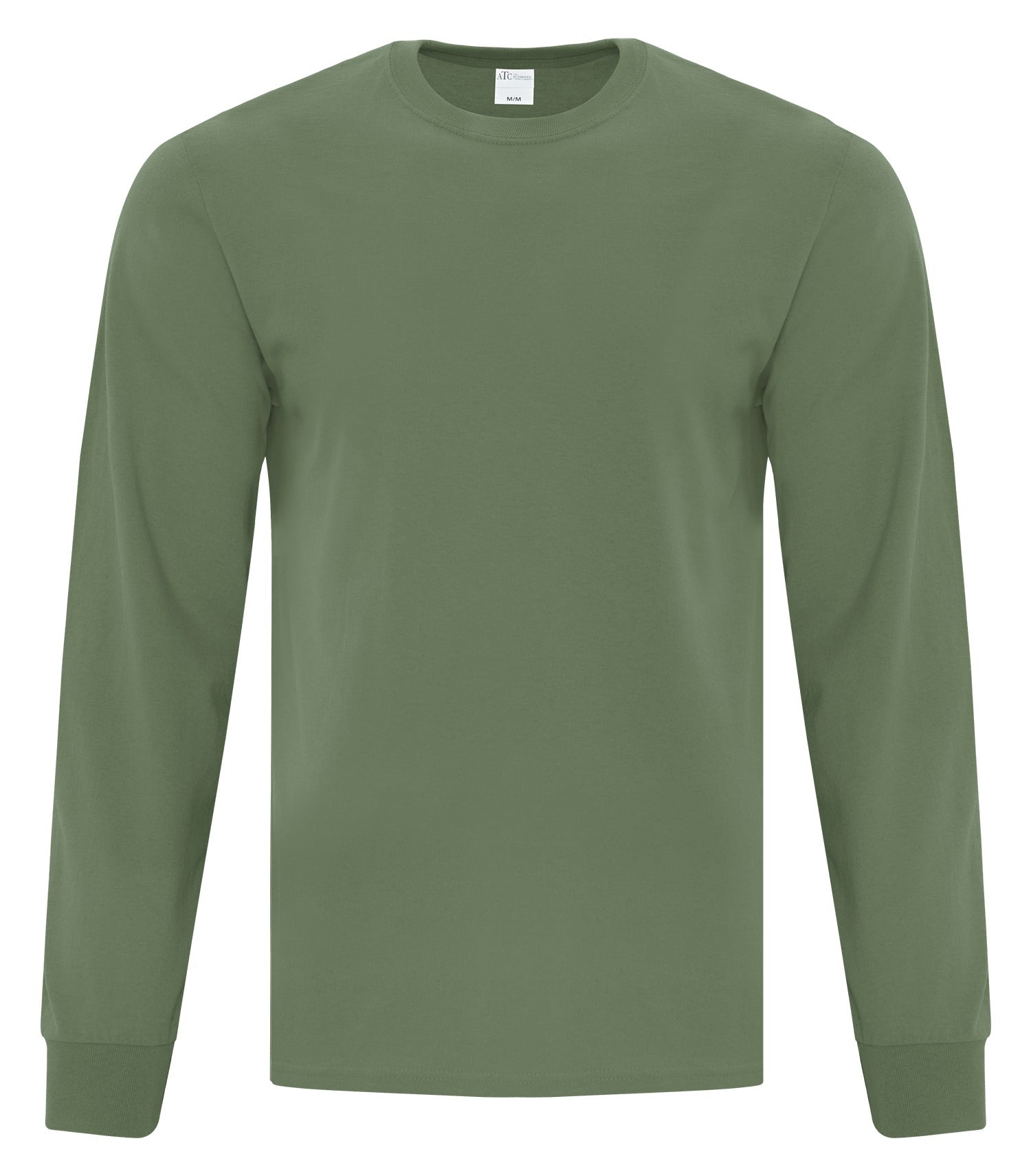 ATC EVERYDAY COTTON LONG SLEEVE TEE (ATC1015) - Fatiguegreen