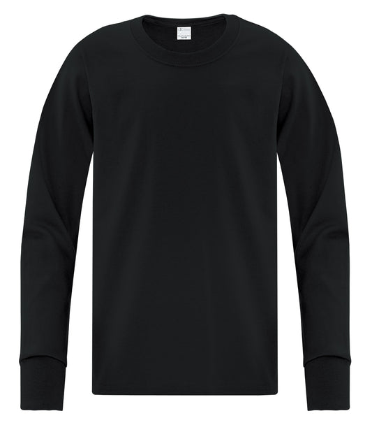 ATC™ EVERYDAY COTTON LONG SLEEVE YOUTH TEE - Black
