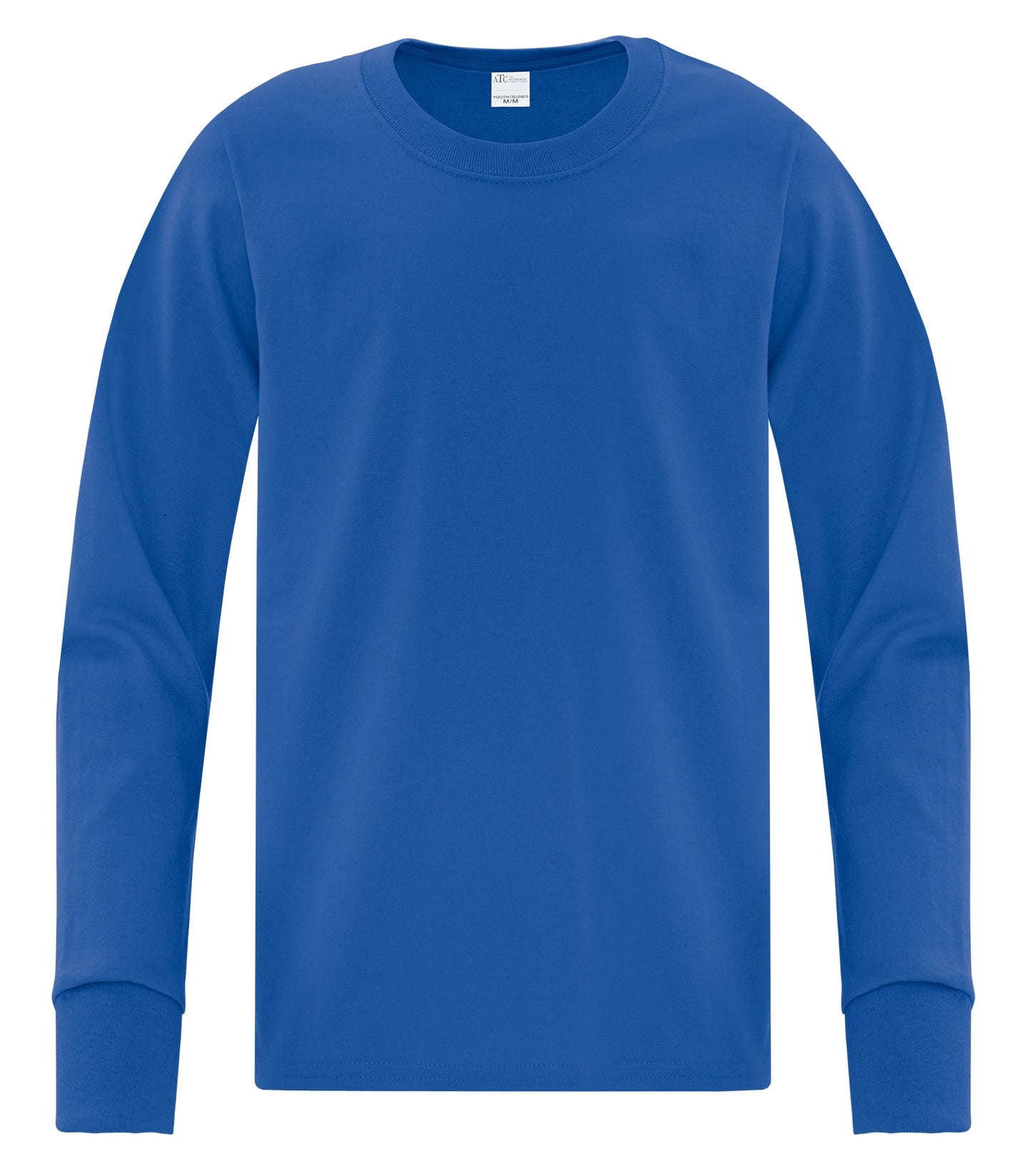 ATC EVERYDAY COTTON LONG SLEEVE YOUTH TEE (ATC1015Y) - Royal