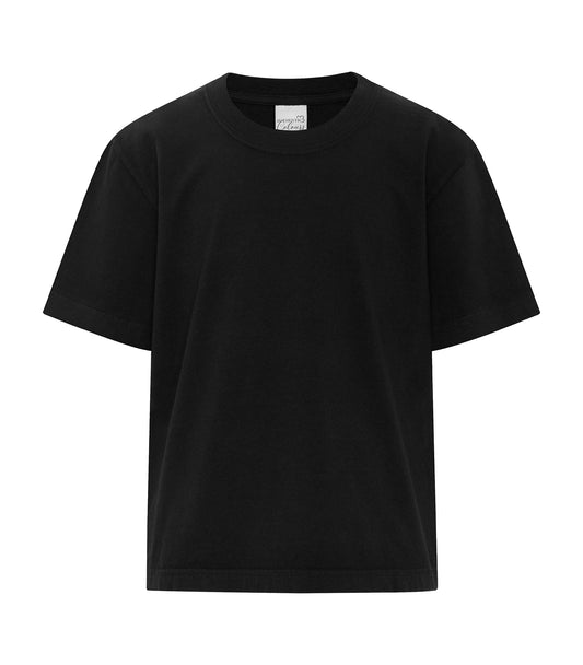 ATC AUTHENTIC COLOURS™ GARMENT-DYED HEAVYWEIGHT YOUTH TEE - Black