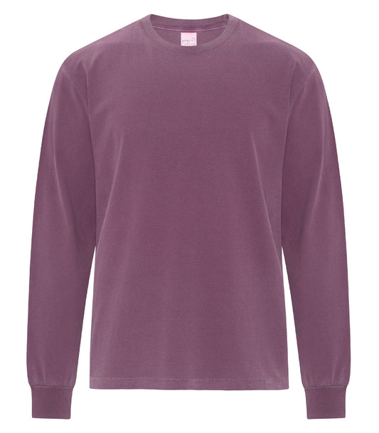 ATC AUTHENTIC COLOURS™ GARMENT-DYED HEAVYWEIGHT LONG SLEEVE TEE - Berry