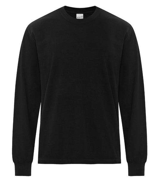 ATC AUTHENTIC COLOURS™ GARMENT-DYED HEAVYWEIGHT LONG SLEEVE TEE - Black