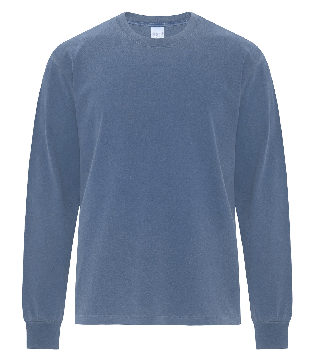 ATC AUTHENTIC COLOURS™ GARMENT-DYED HEAVYWEIGHT LONG SLEEVE TEE - Blue Jean
