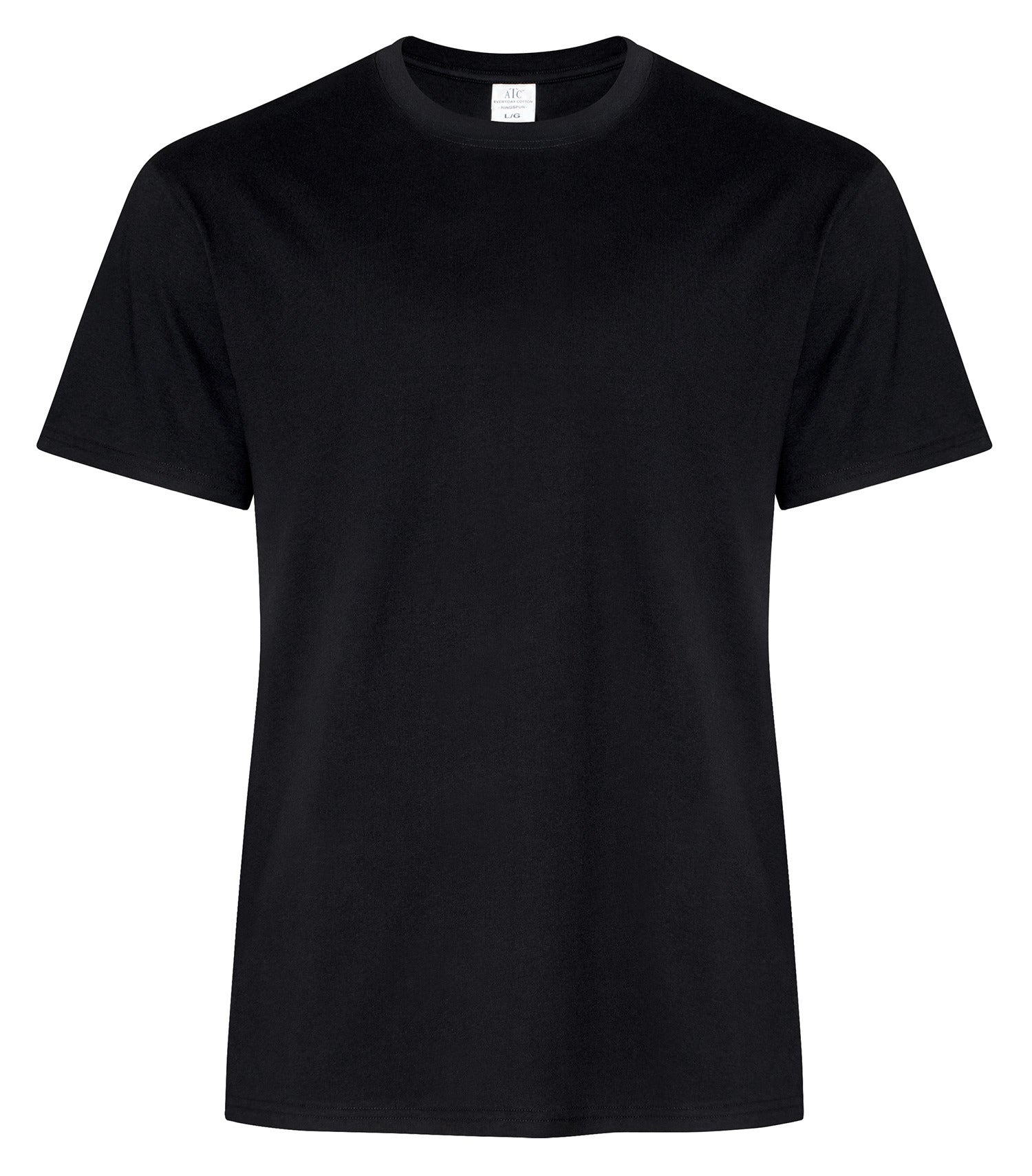 ATC EVERYDAY RING SPUN COTTON TEE (ATC2000) - Black