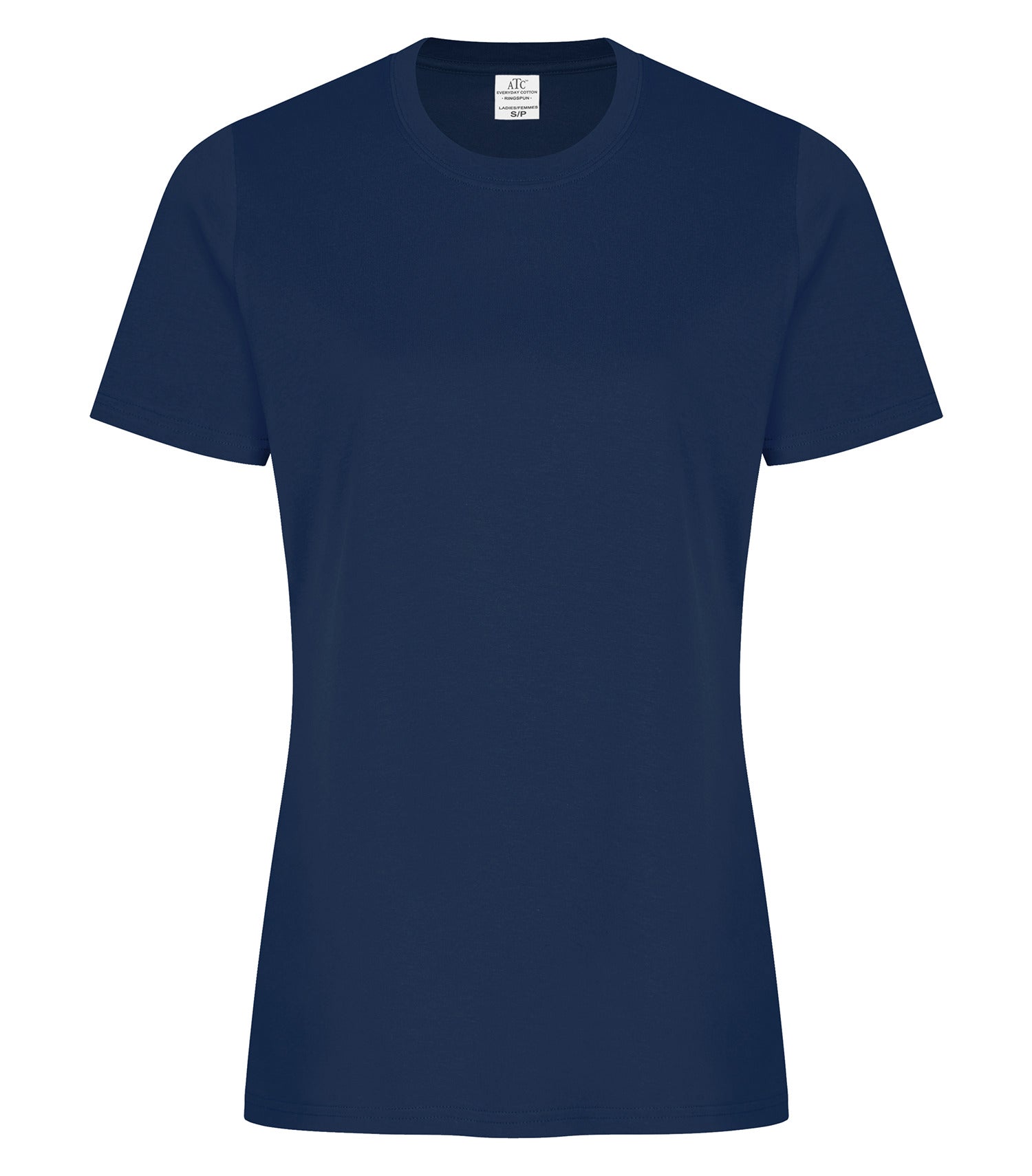 ATC EVERYDAY RING SPUN COTTON LADIES' TEE (ATC2000L) - Navy