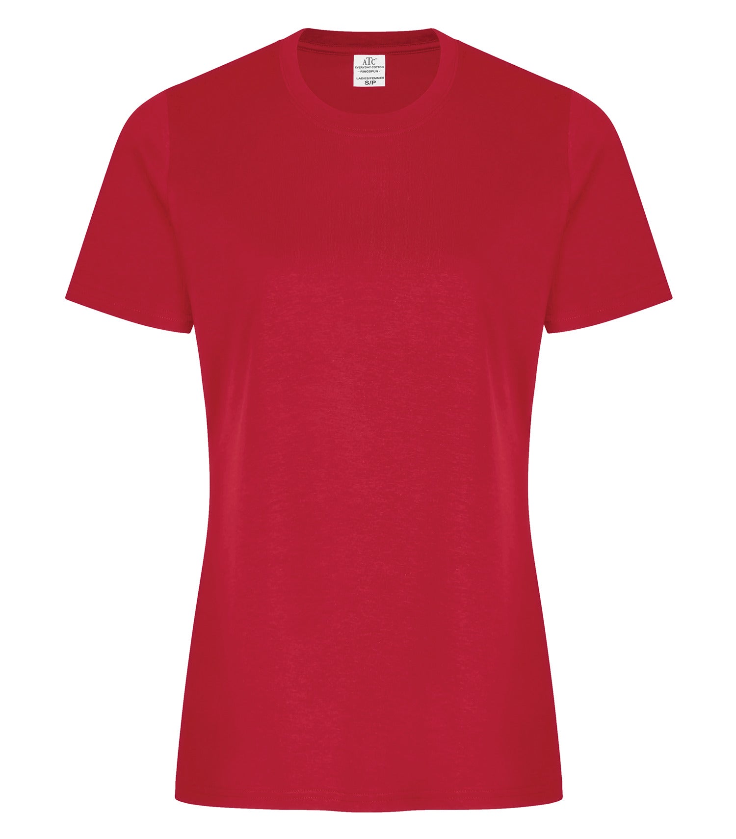 ATC EVERYDAY RING SPUN COTTON LADIES' TEE (ATC2000L) - Red