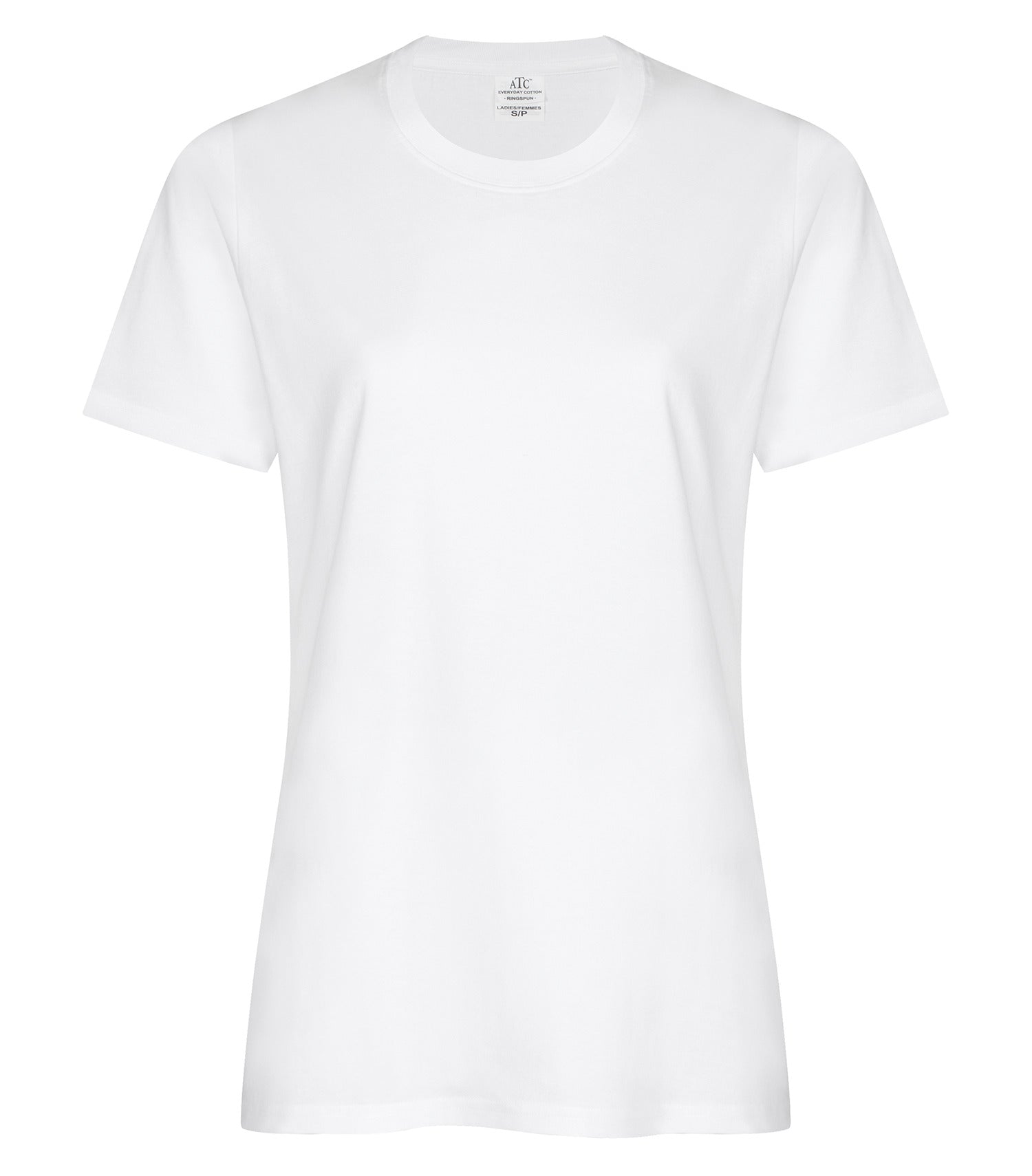 ATC EVERYDAY RING SPUN COTTON LADIES' TEE (ATC2000L) - White